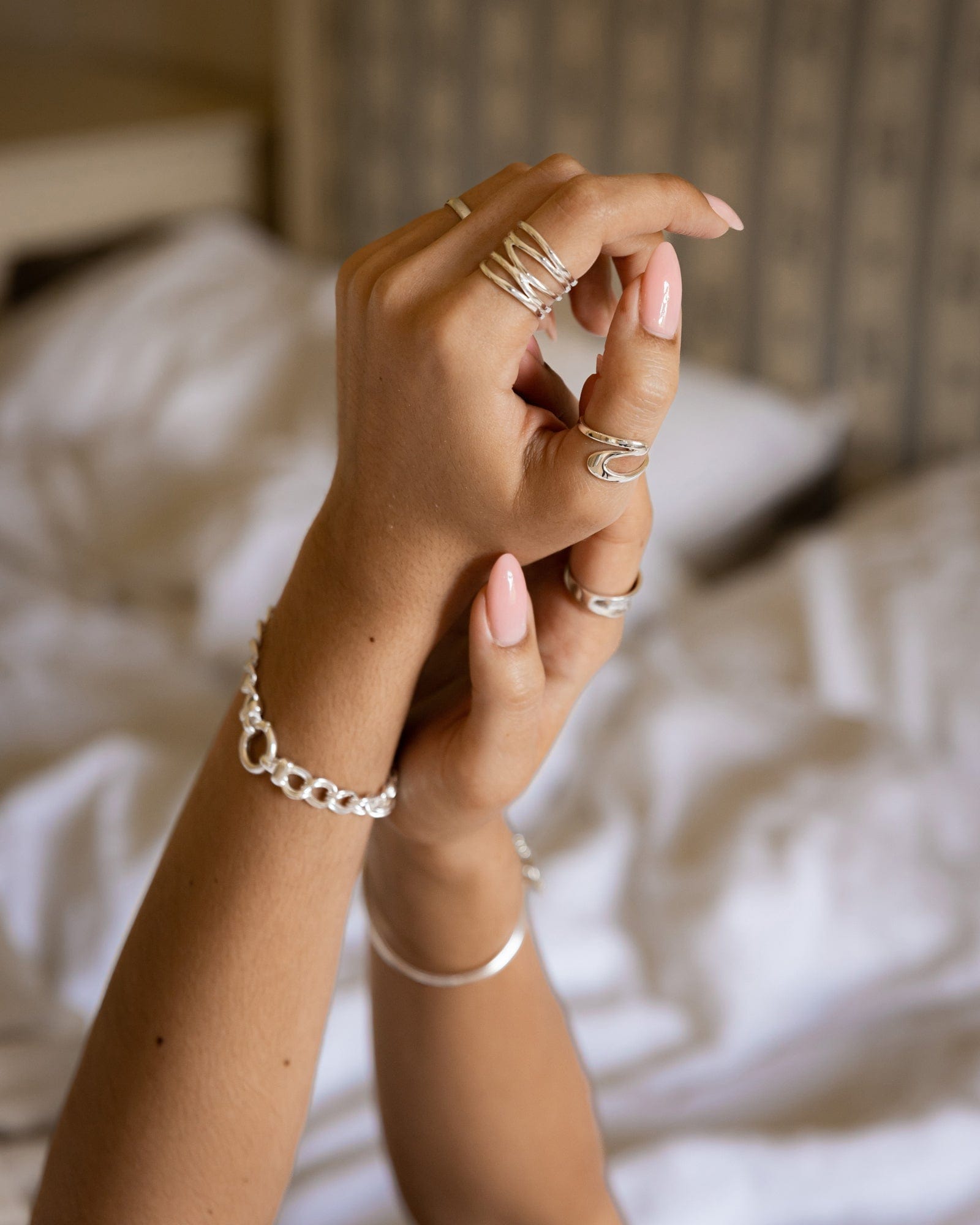 Sterling Silver Zig Zag Ring