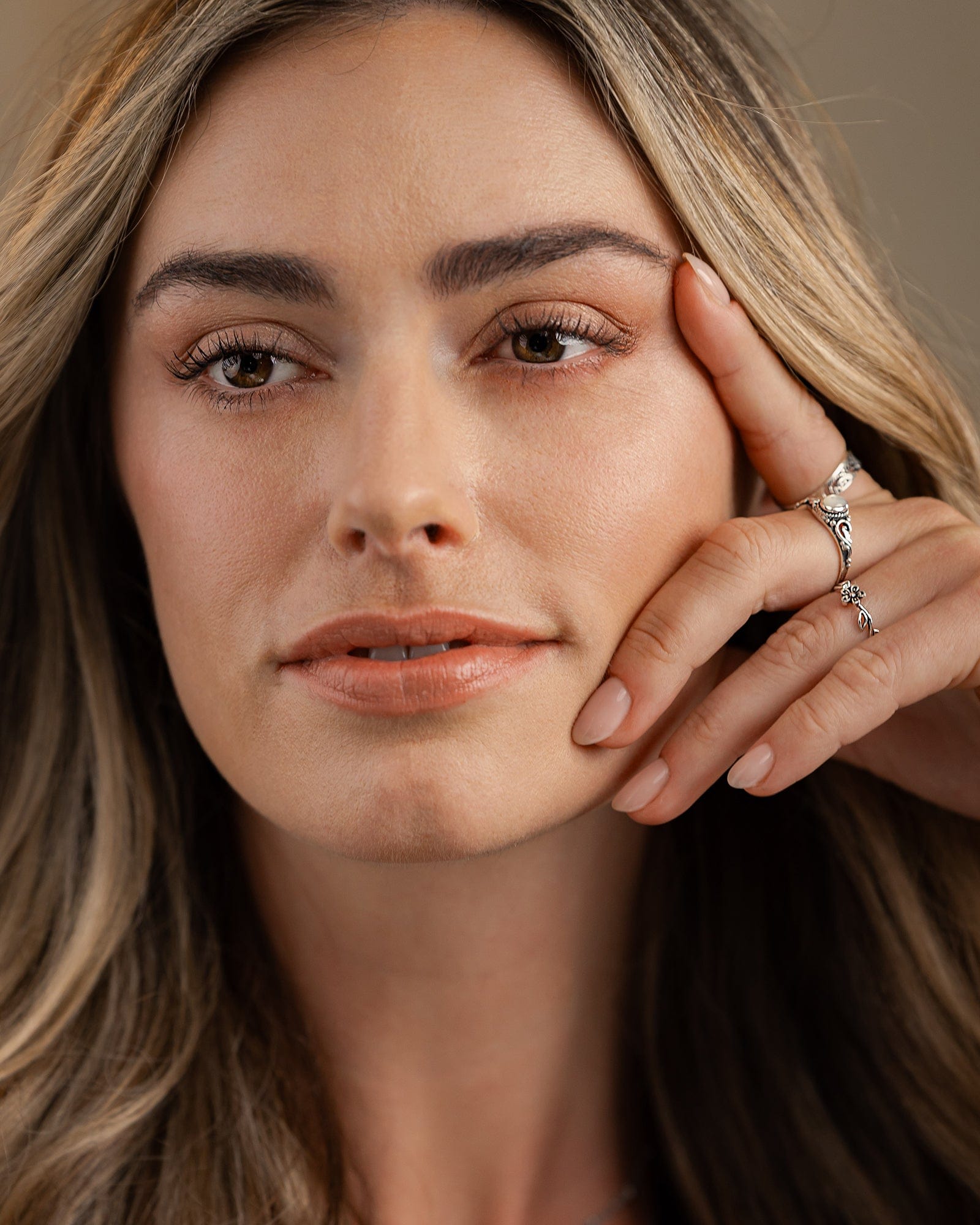 Sterling Silver and Cubic Zirconia Garland Ring