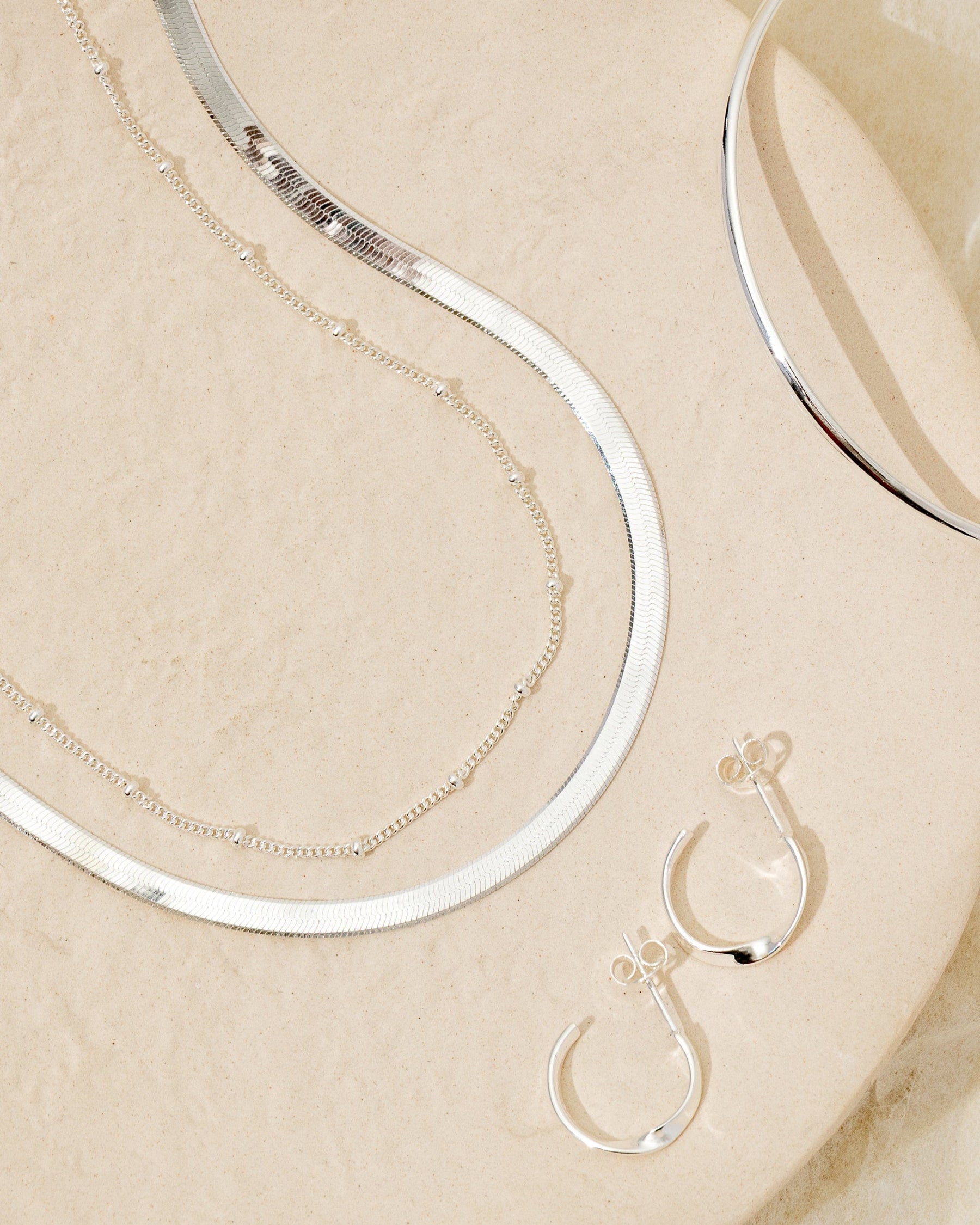 Sterling Silver Simple Twist 15mm Hoops