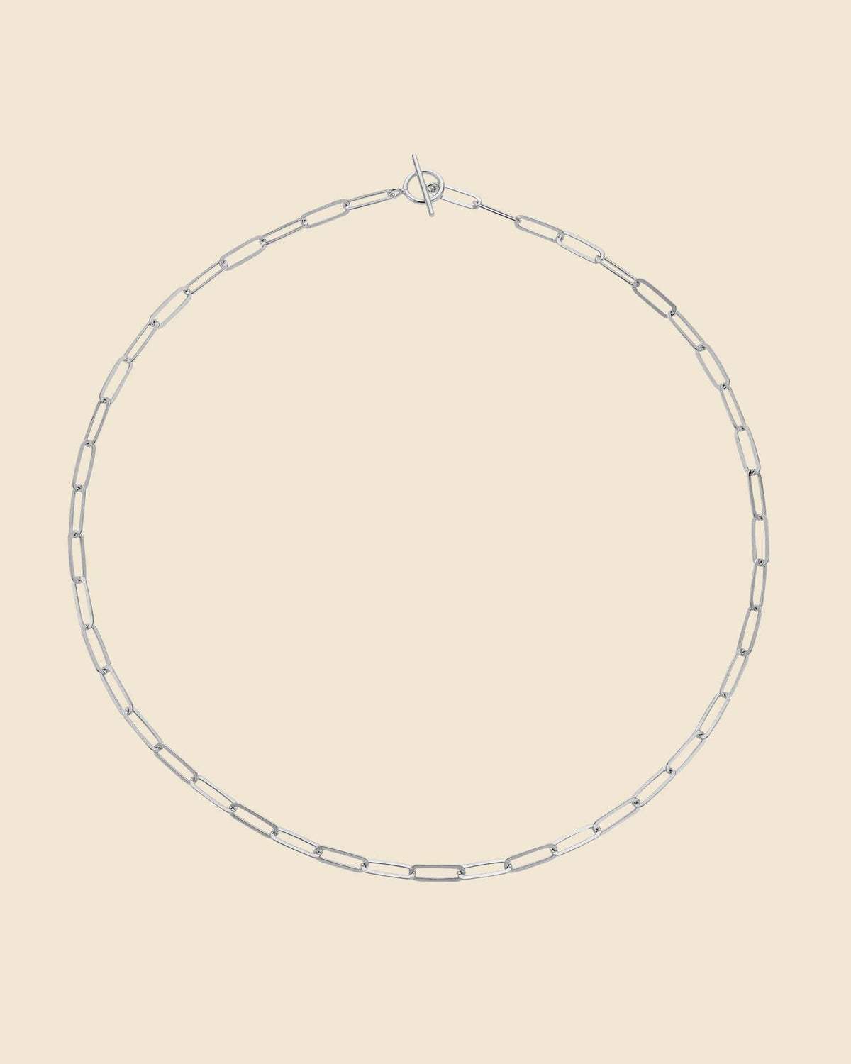 Sterling Silver Medium Paperlink Necklace
