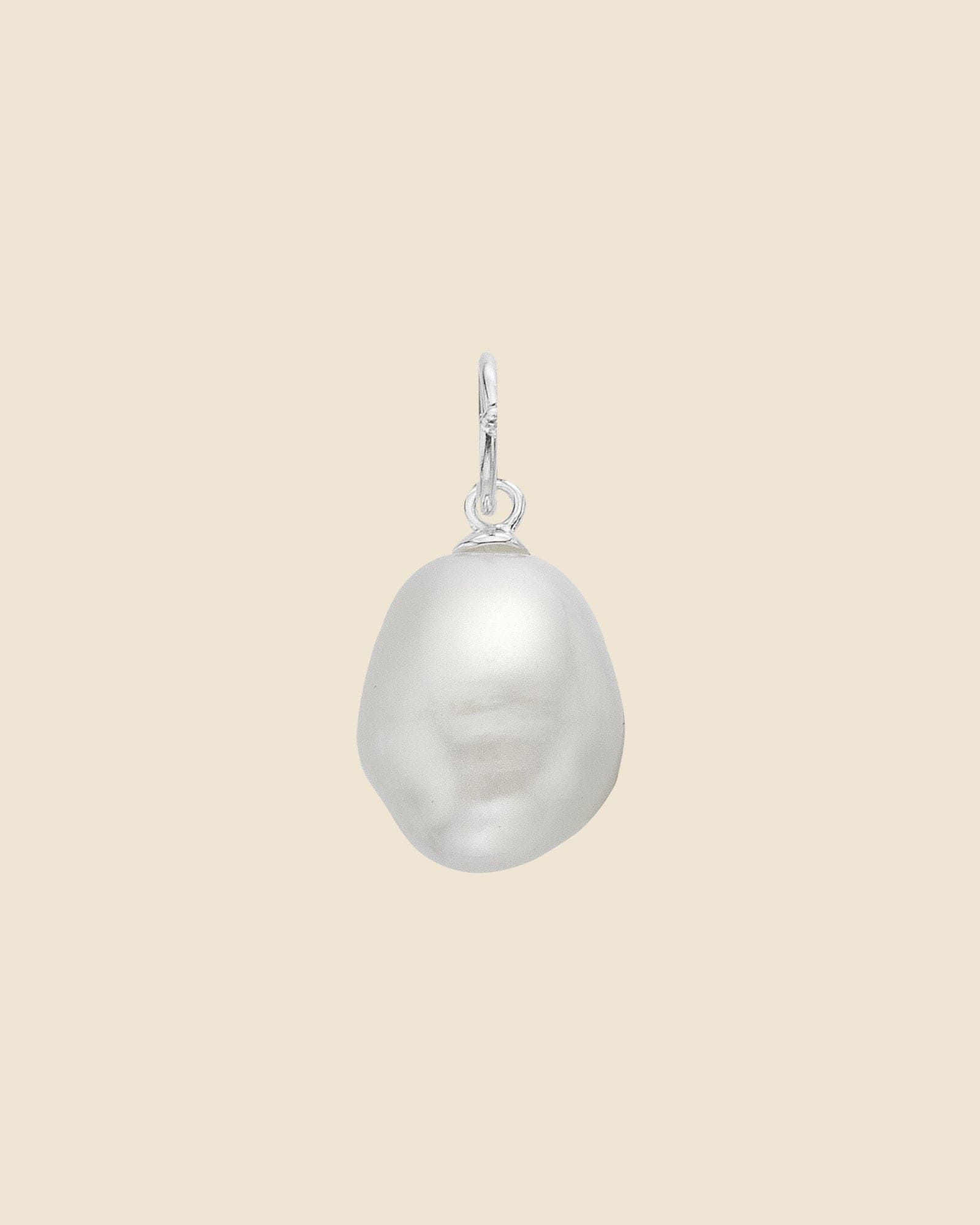 Sterling Silver Organic Freshwater Pearl Pendant