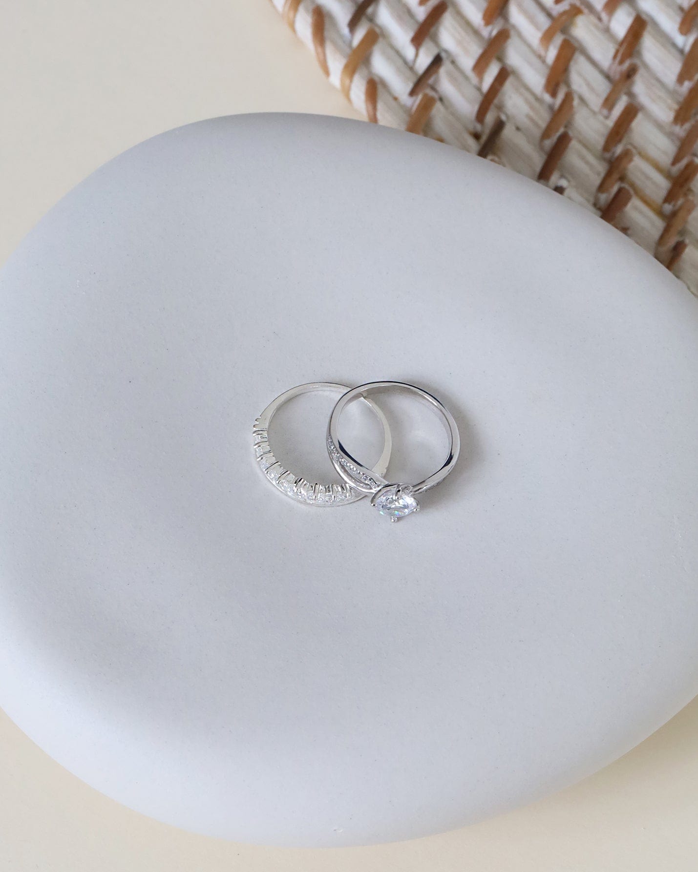 Sterling Silver and Cubic Zirconia Kate Tiara Ring