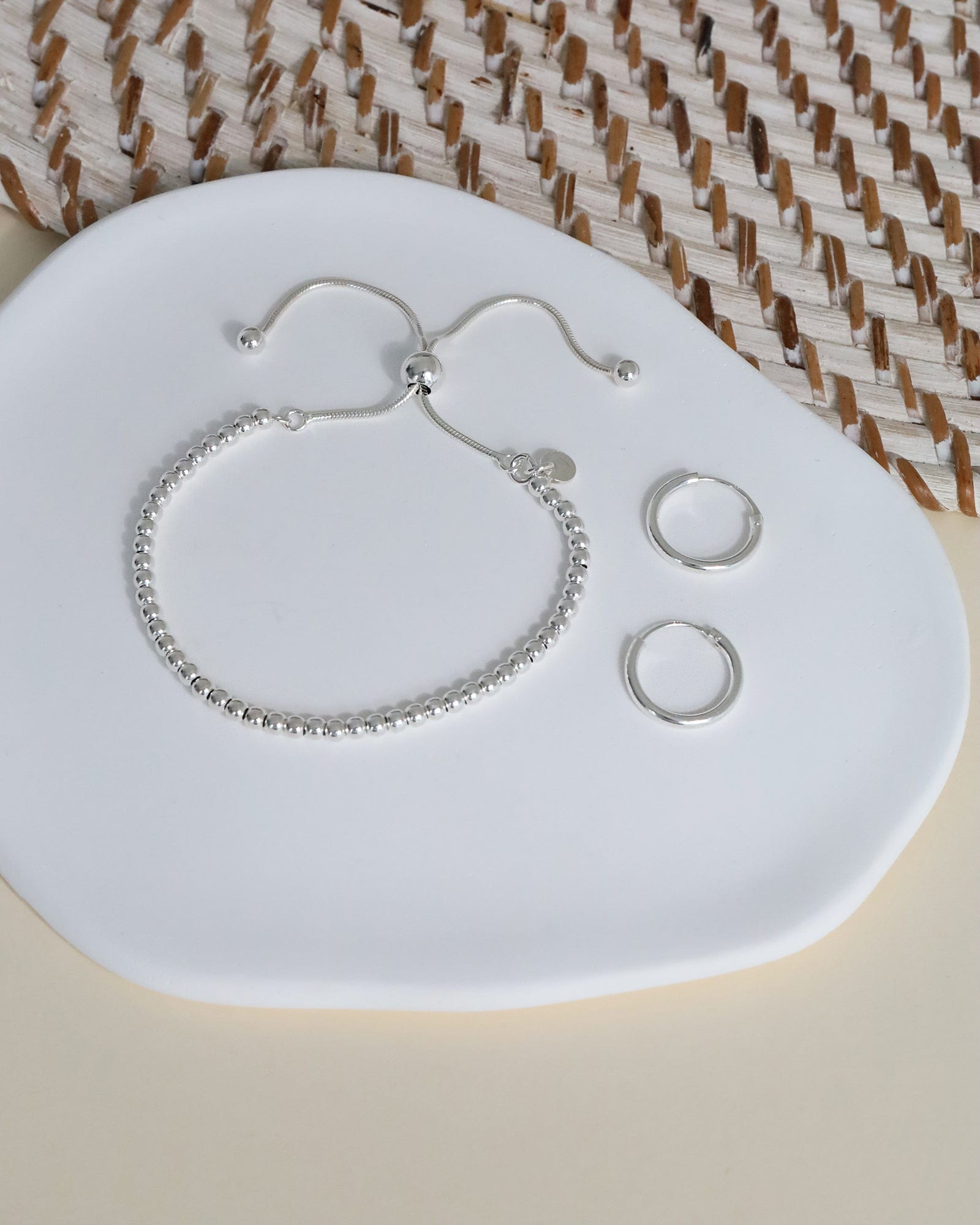 Sterling Silver 13mm Sleeper Style Hoops