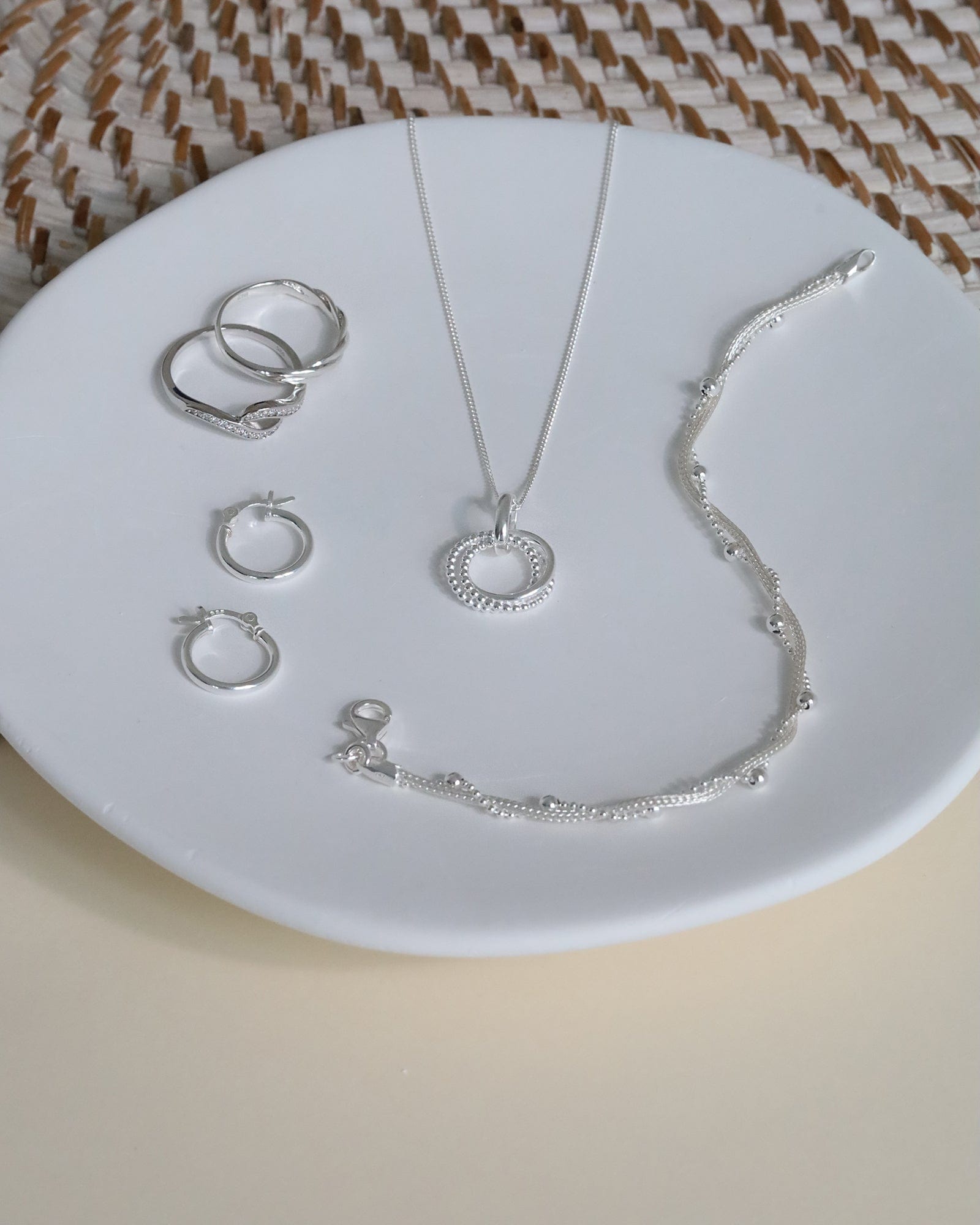 Sterling Silver Ripple Ring