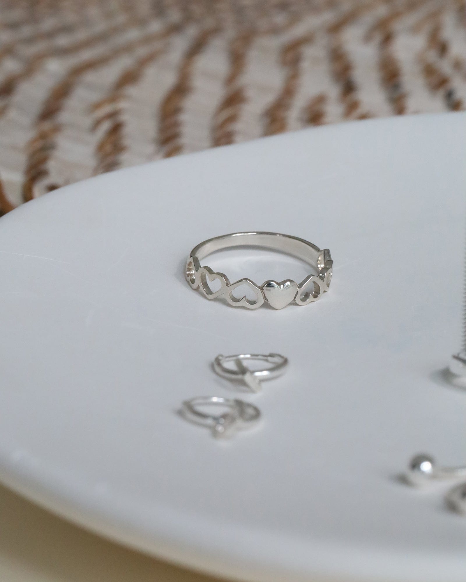 Sterling Silver Cut-Out Heart Ring