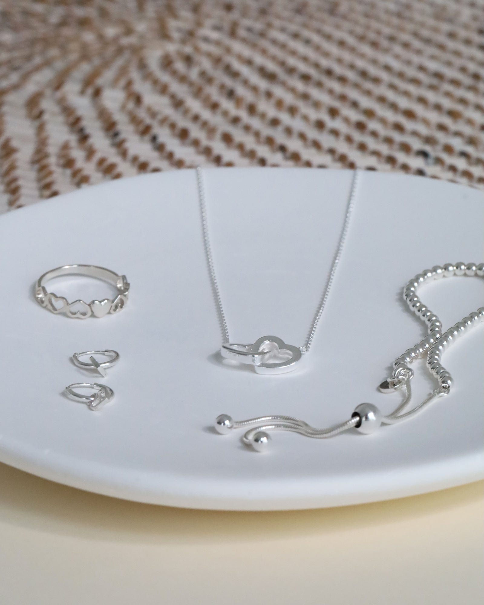 Sterling Silver Cut-Out Heart Ring