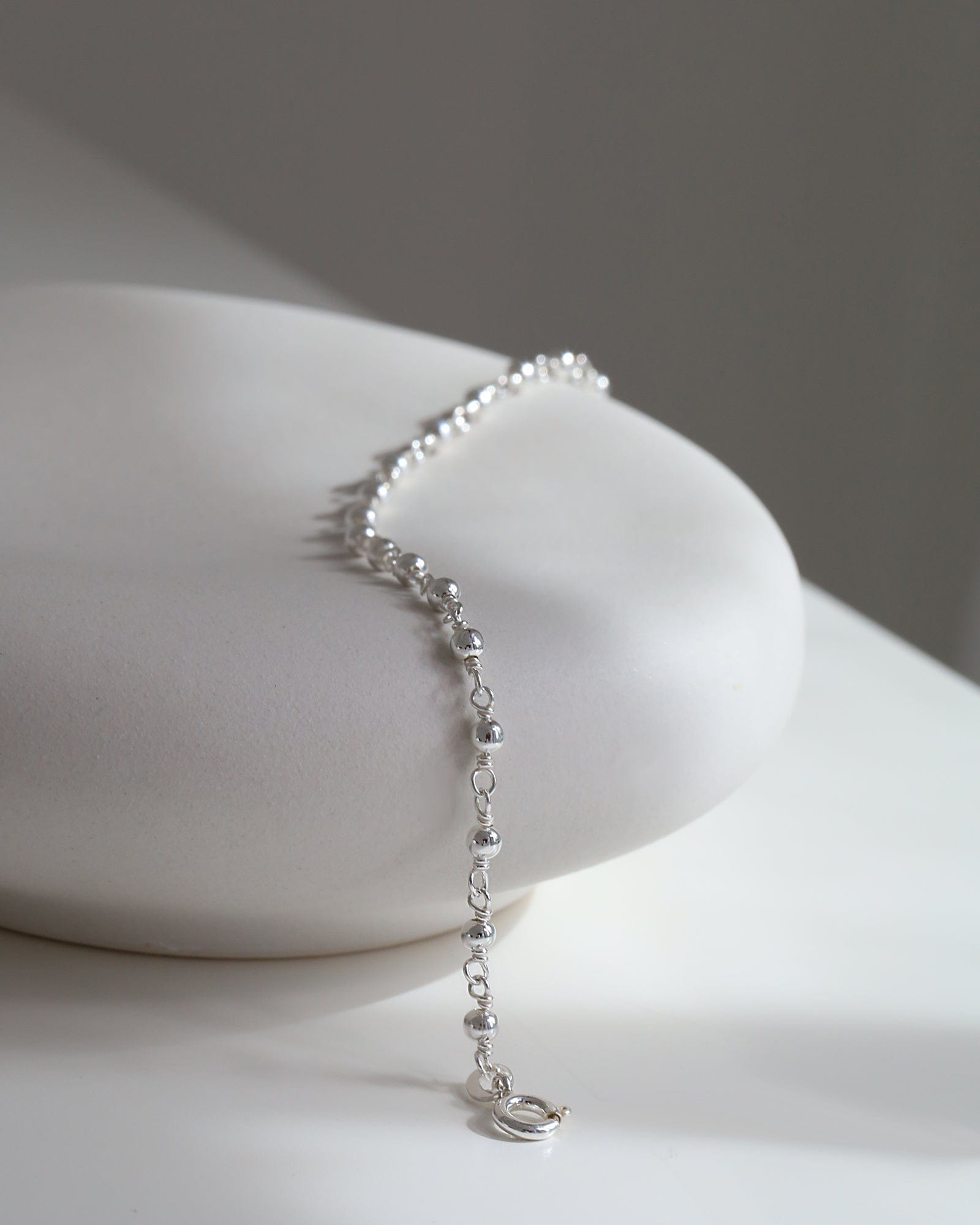 Fine Sterling Silver Ball Bracelet