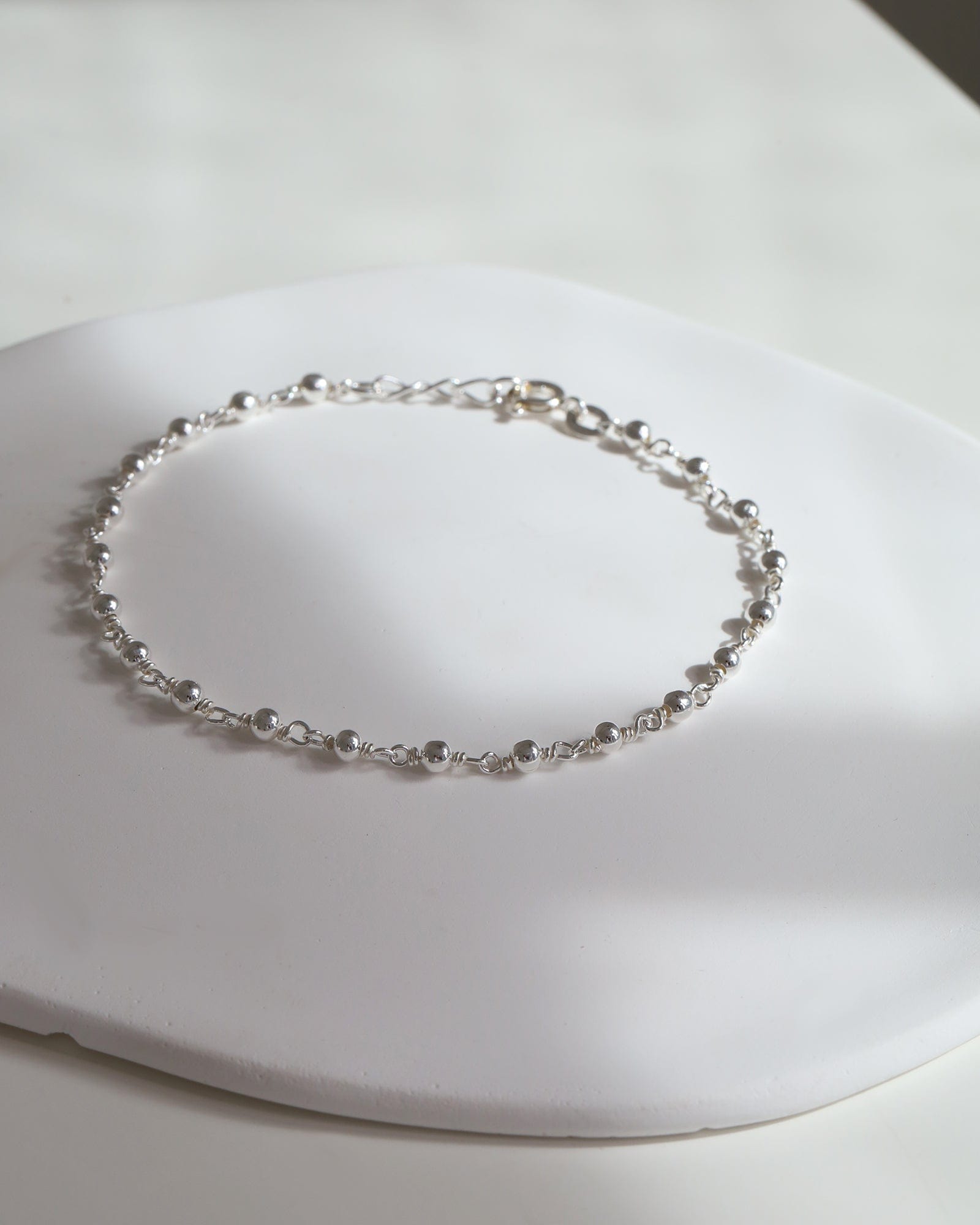 Fine Sterling Silver Ball Bracelet