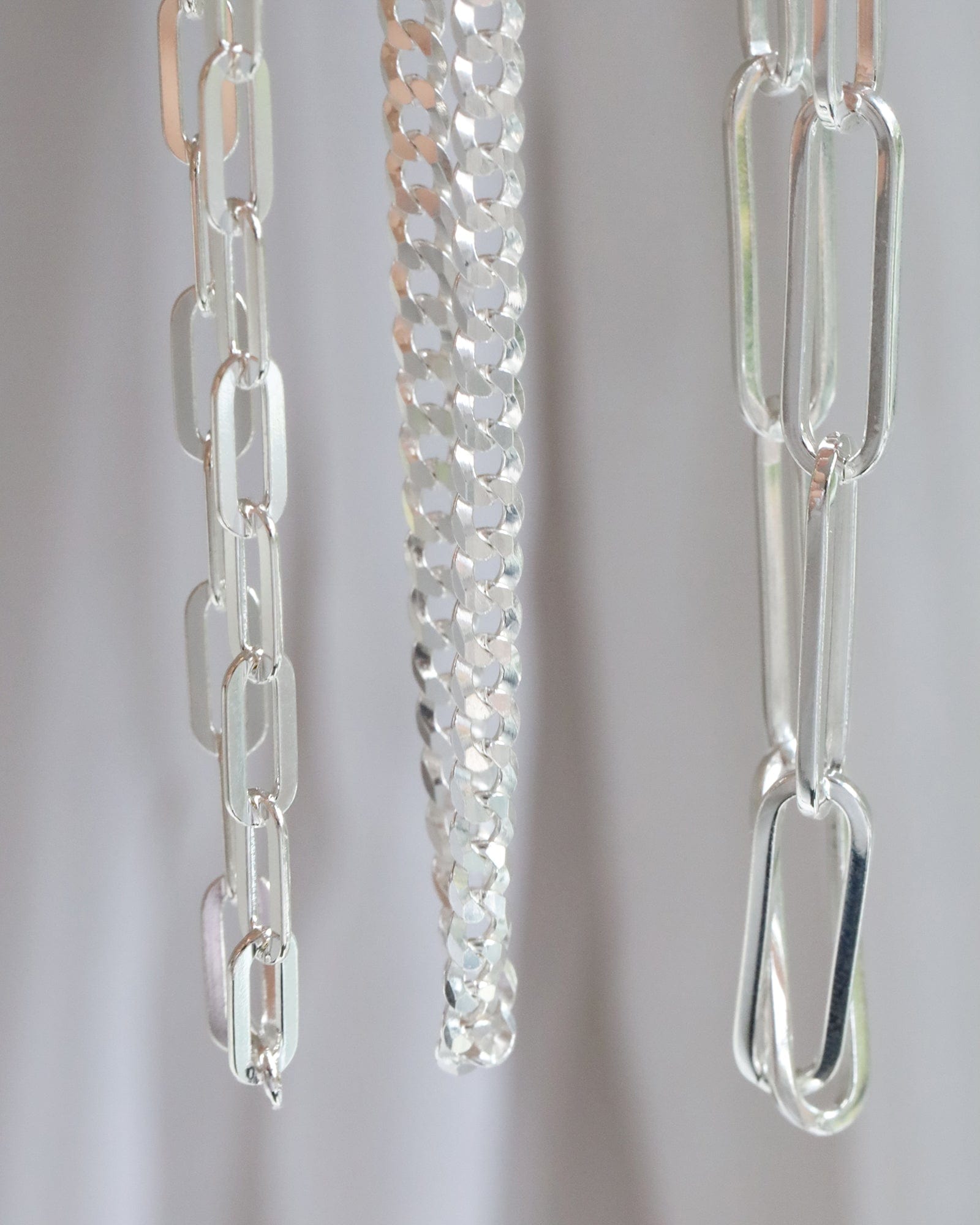 Sterling Silver Paperclip Link Bracelet