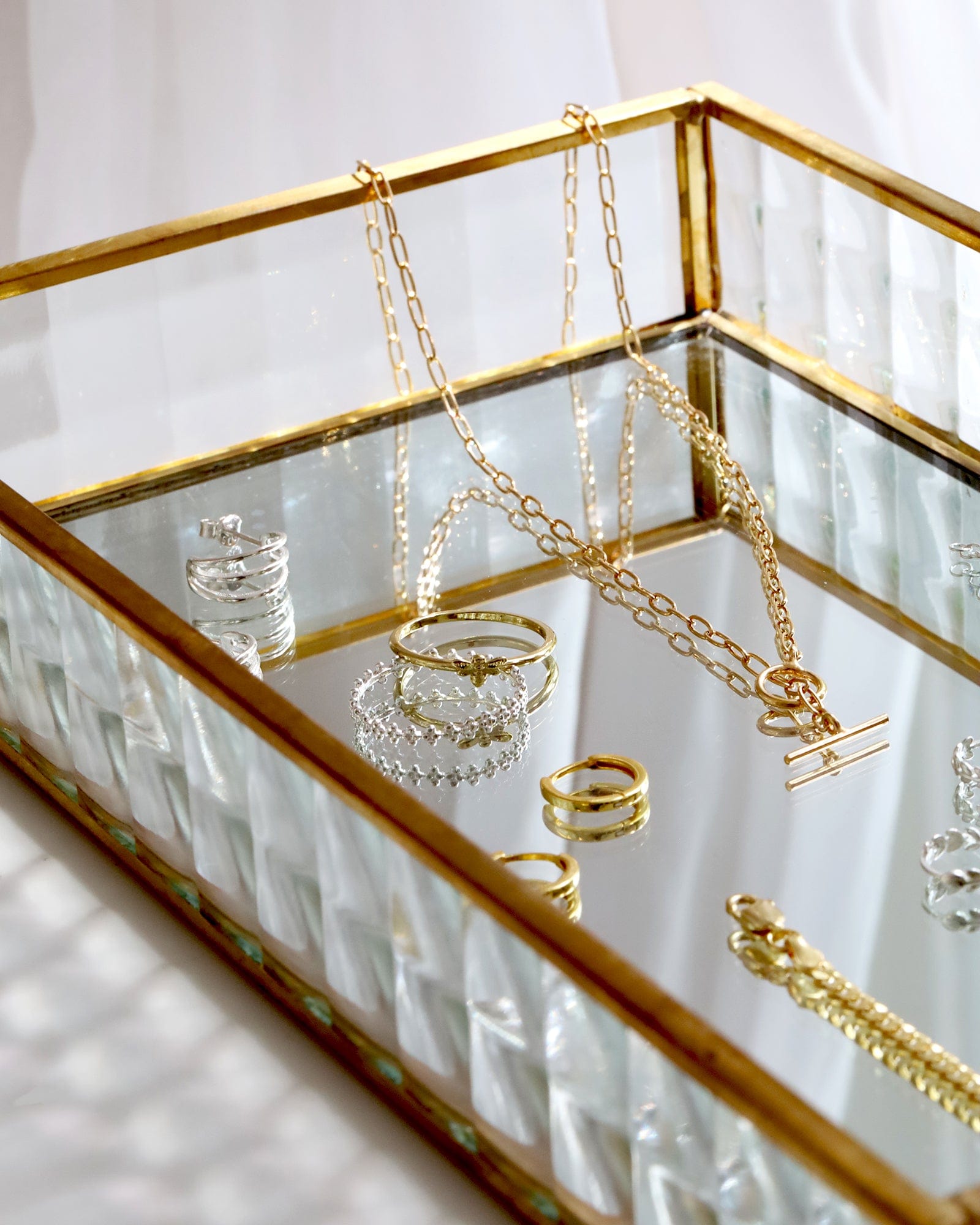 Gold Plated Fine Paperlink Necklace