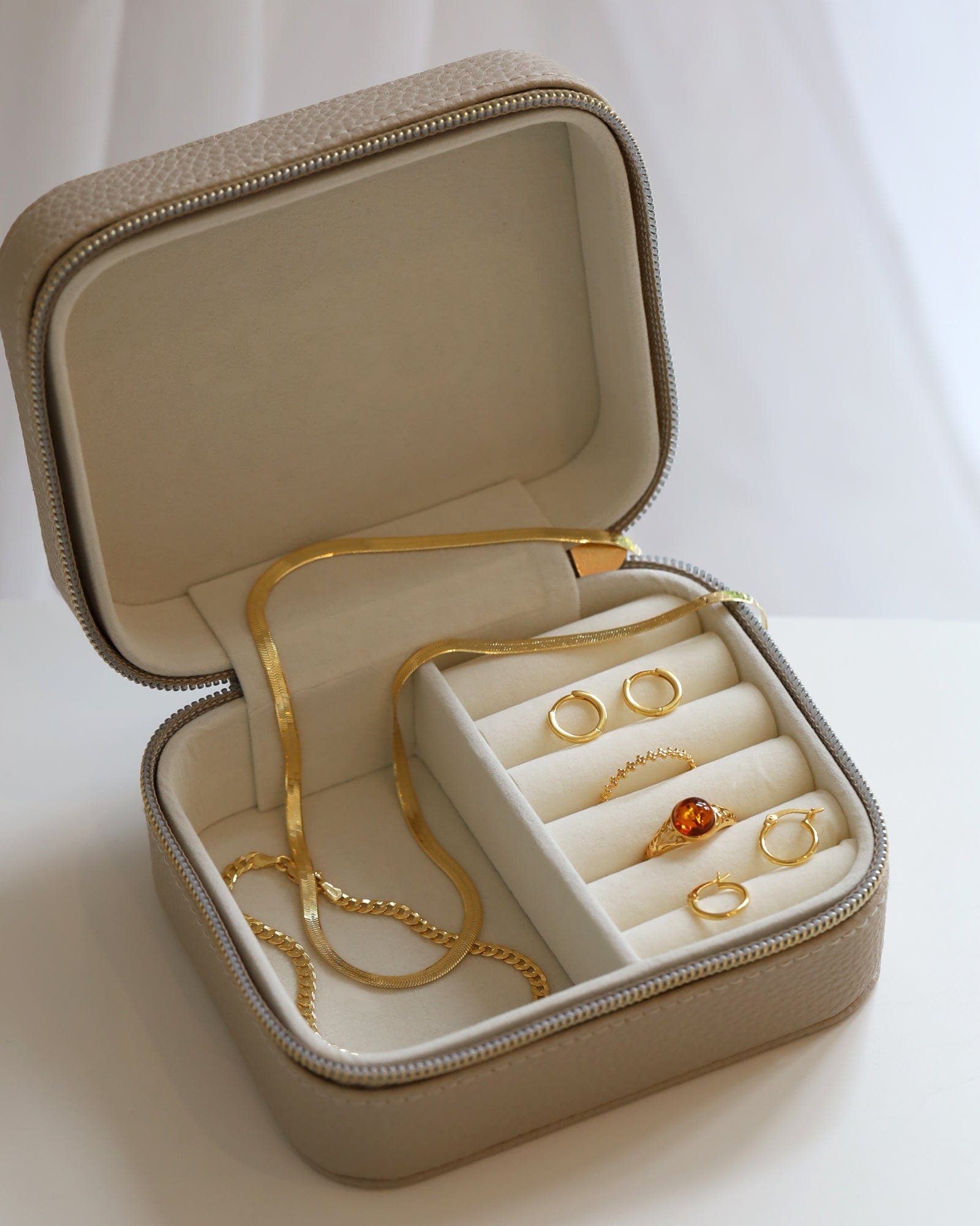 Gold Plated 2x12mm Flip Top Hoops