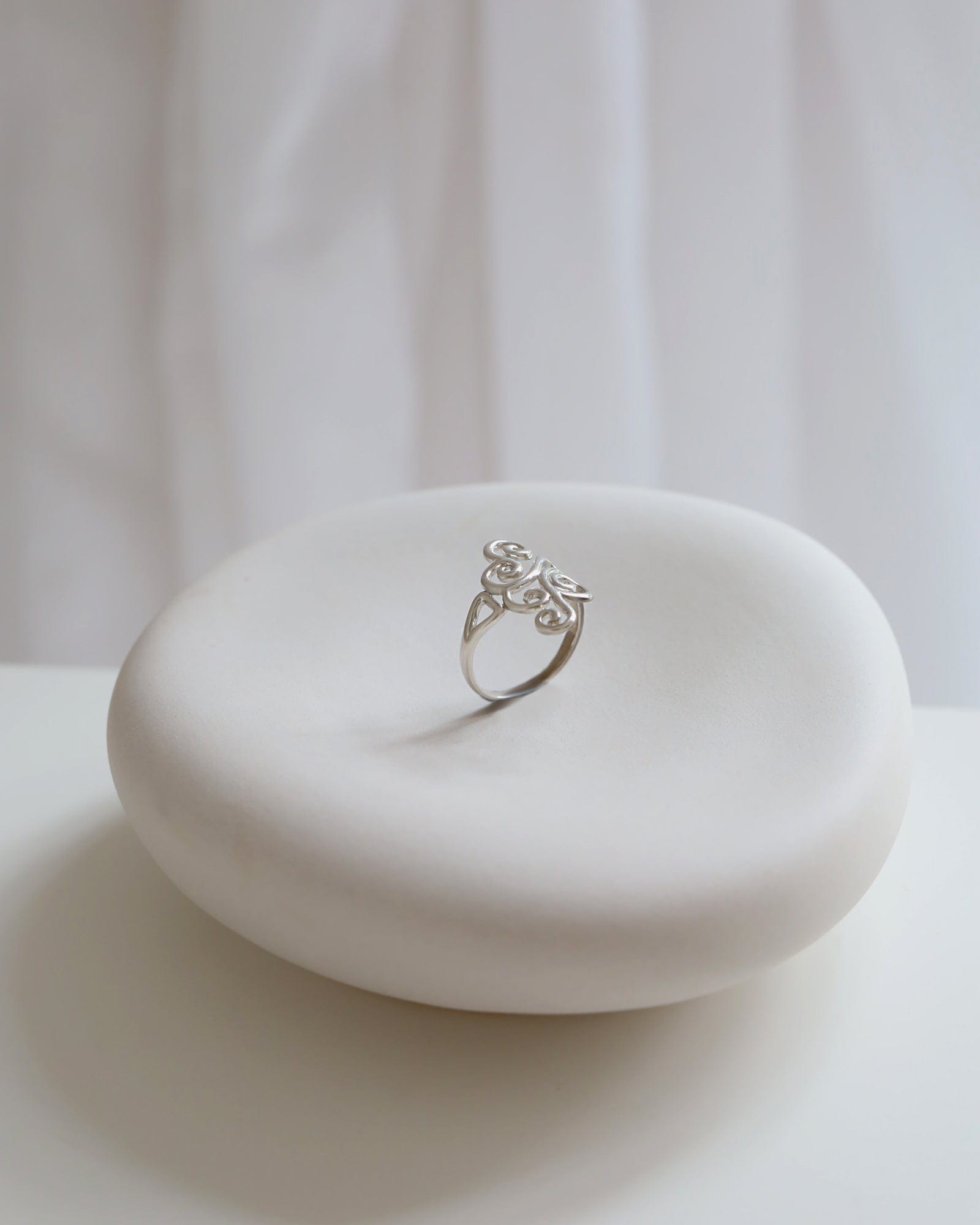 Sterling Silver Swirl Ring