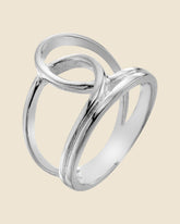 Sterling Silver Looped Ring