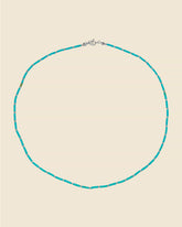 Turquoise Tube Bead Necklace