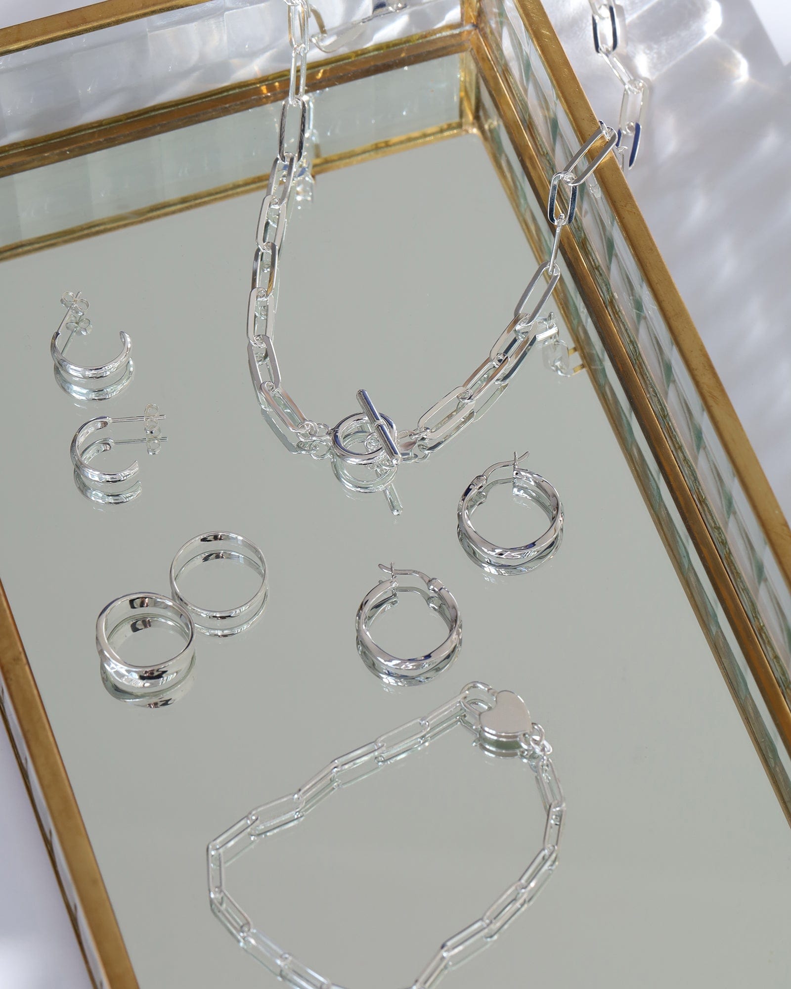 Sterling Silver Classic Hoop Earrings