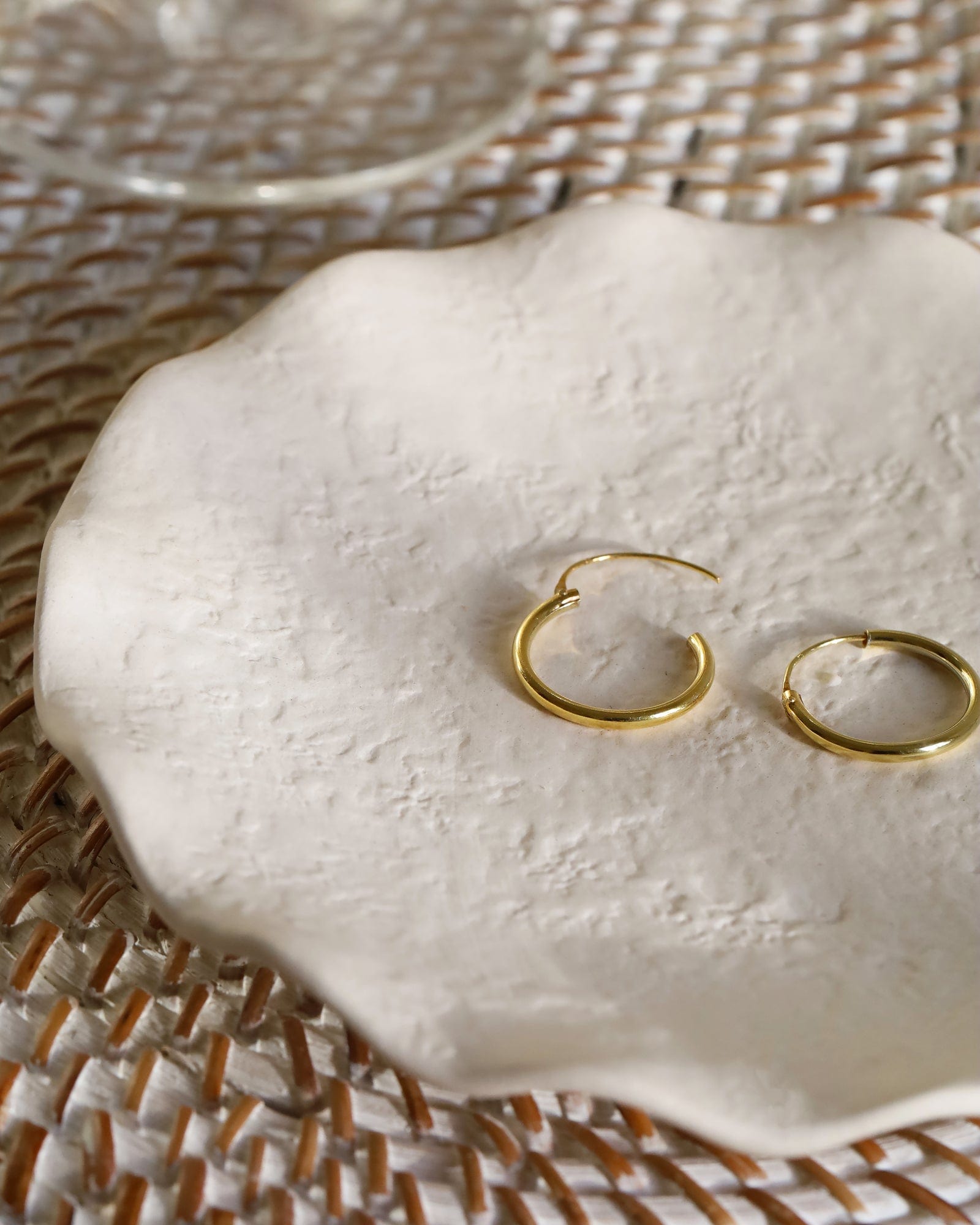 Gold Plated 20mm Sleeper Hoops