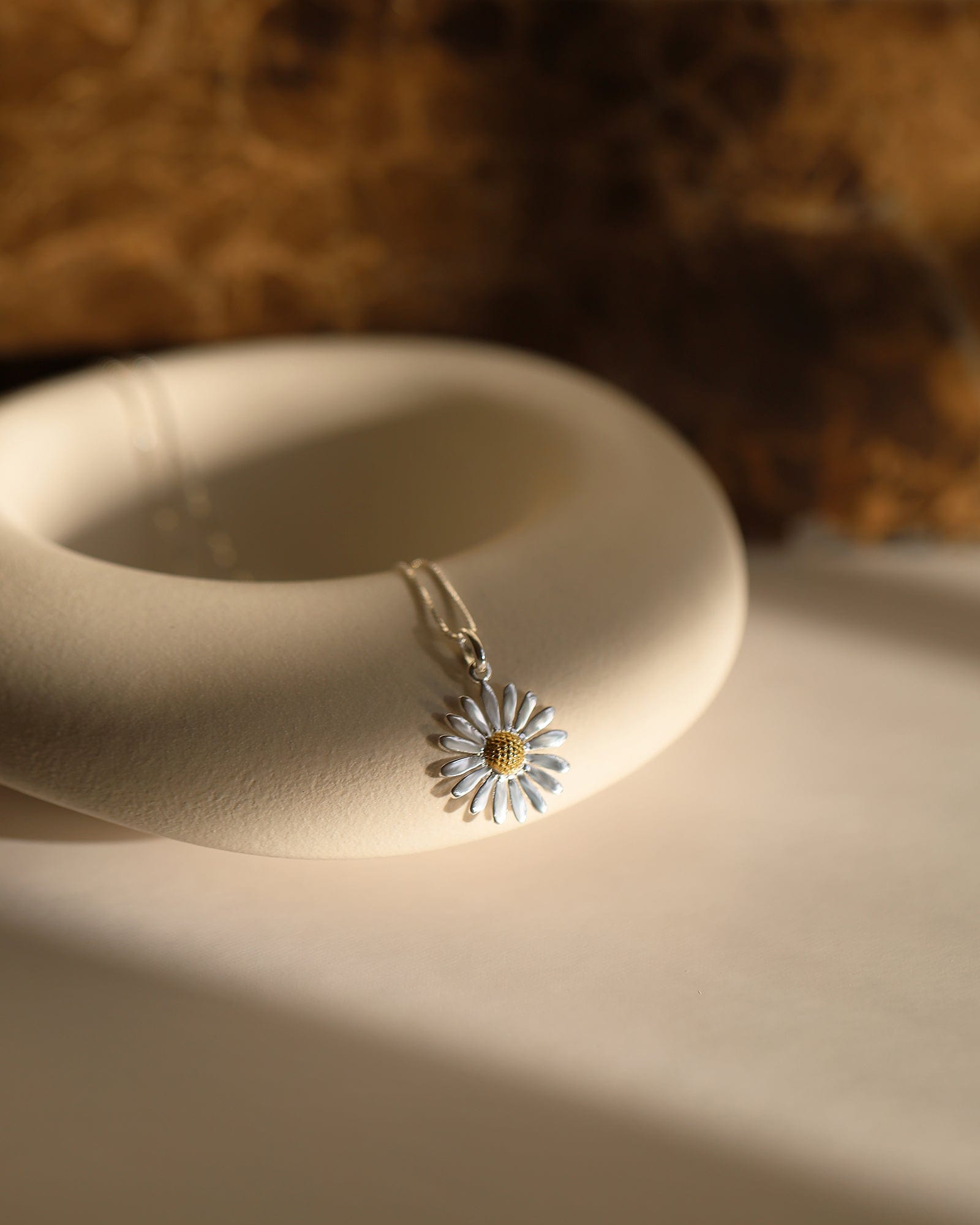 Sterling Silver Daisy Pendant