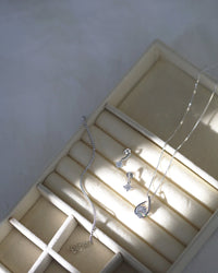 Girls Sterling Silver and Cubic Zirconia Square Set Tennis Bracelet