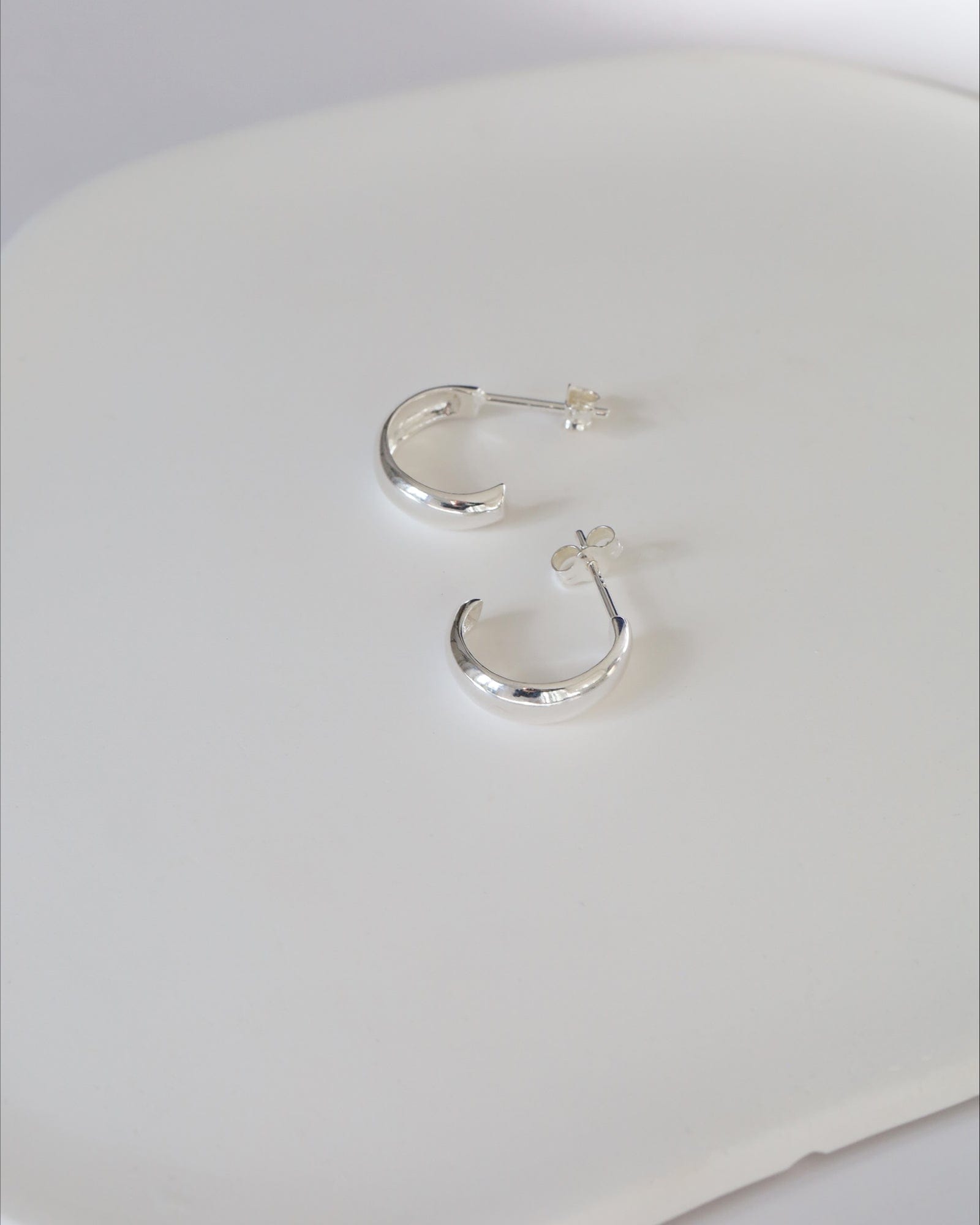 Sterling Silver Classic Hoop Earrings