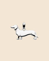 Sterling Silver Sausage Dog Pendant