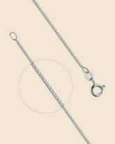 Sterling Silver Medium Box Chain