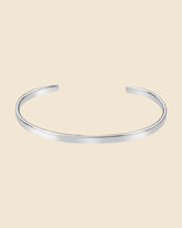 Sterling Silver Slim Torque Bangle