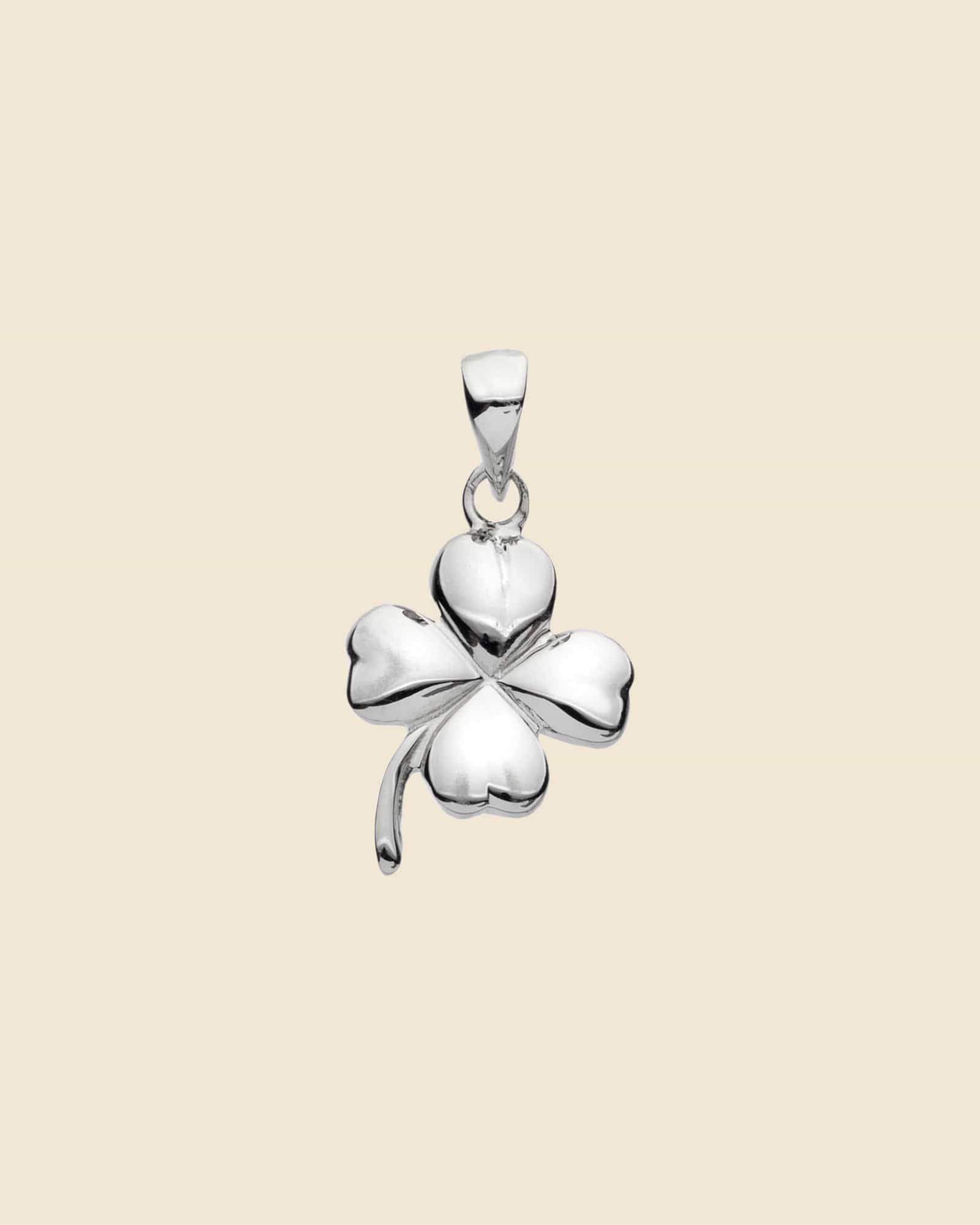 Sterling Silver Four Leaf Clover Pendant