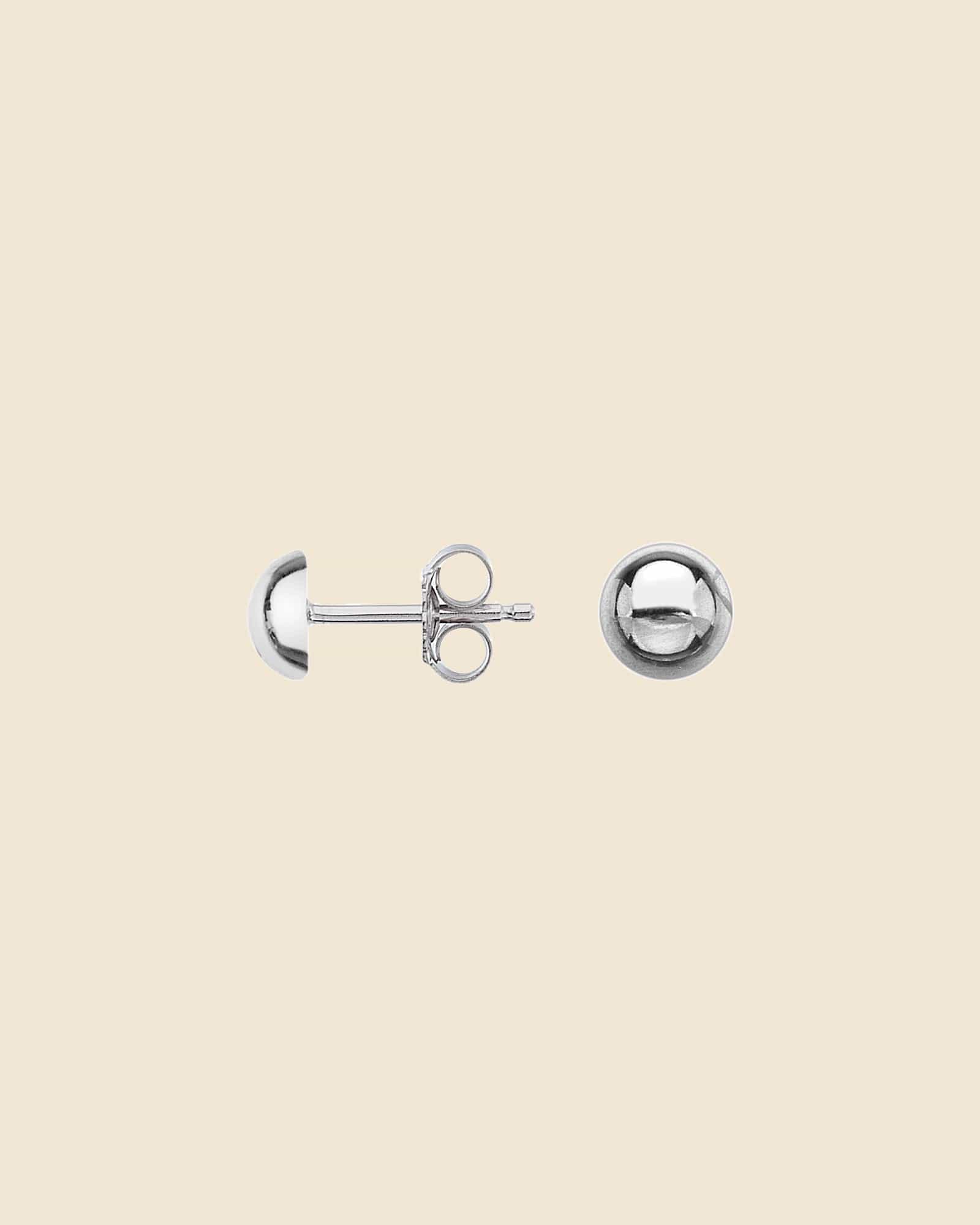 Sterling Silver 5mm Dome Stud