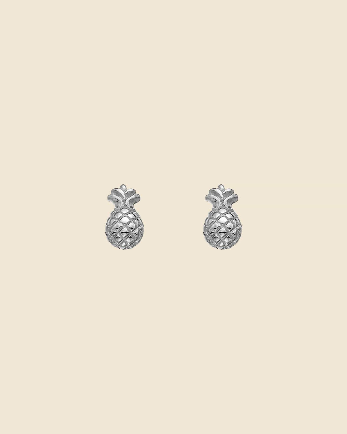 Sterling Silver Pineapple Studs