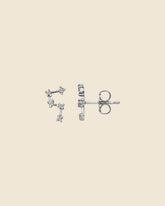 Sterling Silver and Cubic Zirconia Constellation Studs