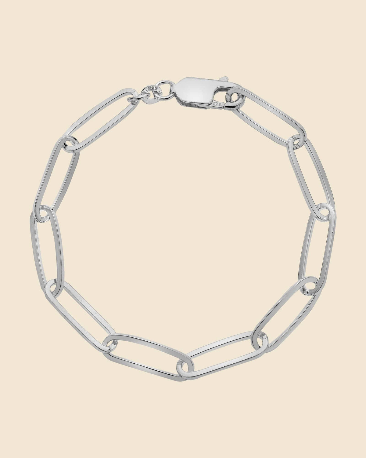 Sterling Silver Large Paperlink Bracelet