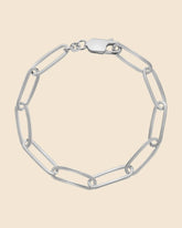 Sterling Silver Large Paperlink Bracelet