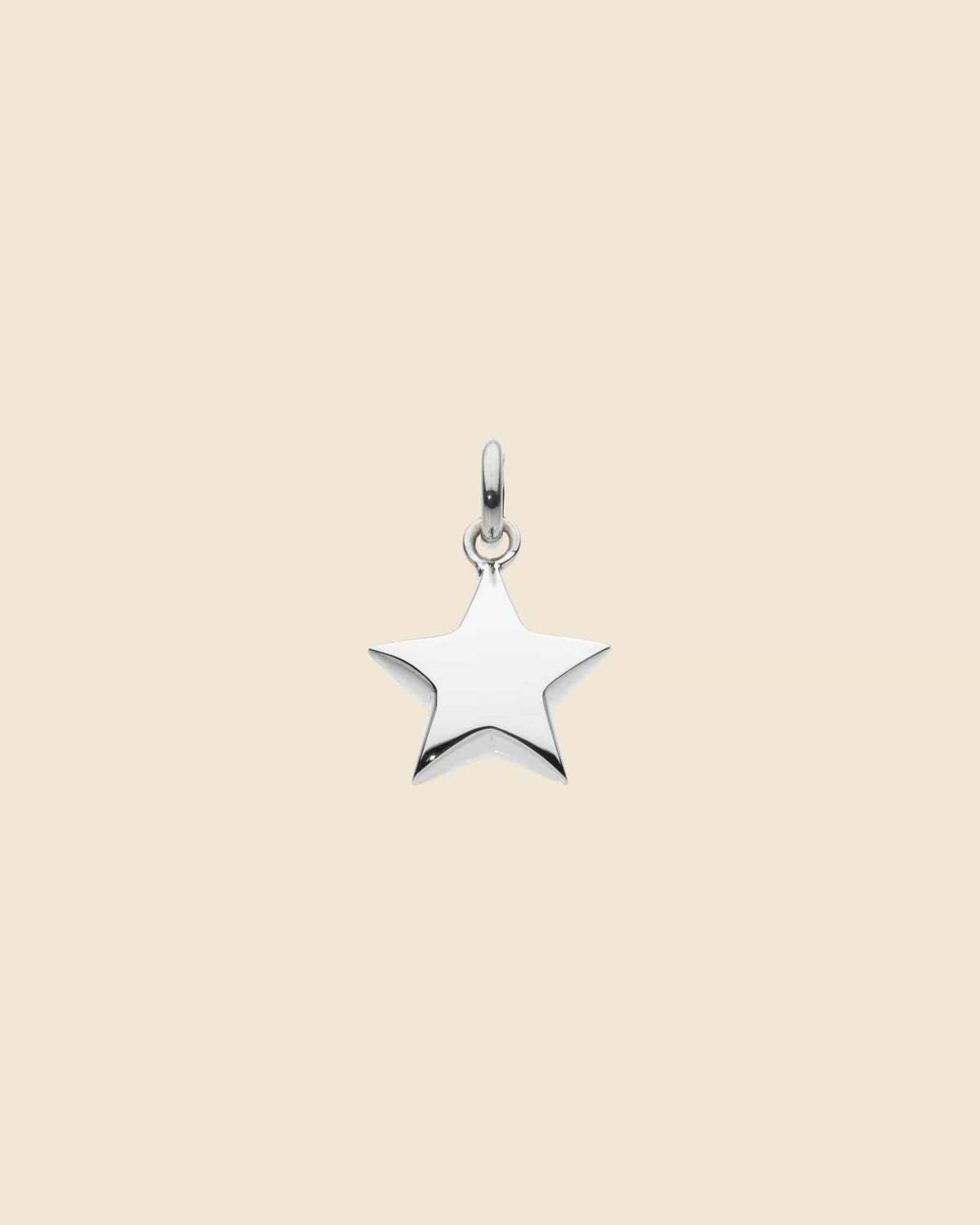 Sterling Silver Puffed Star Pendant