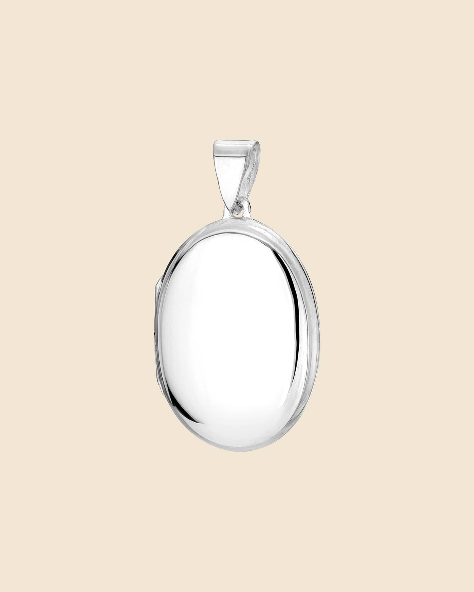 Sterling Silver Oval Locket