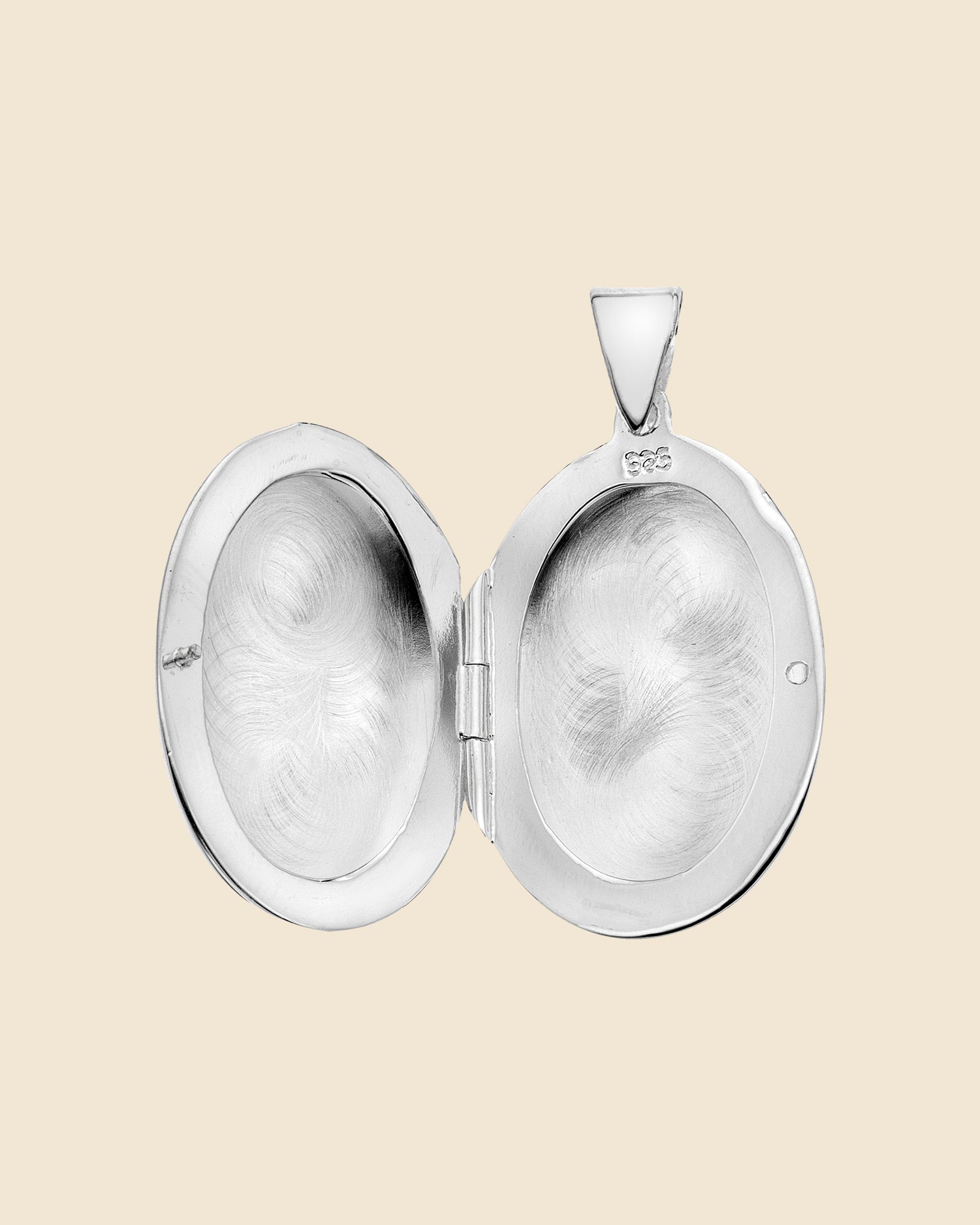 Sterling Silver Oval Locket