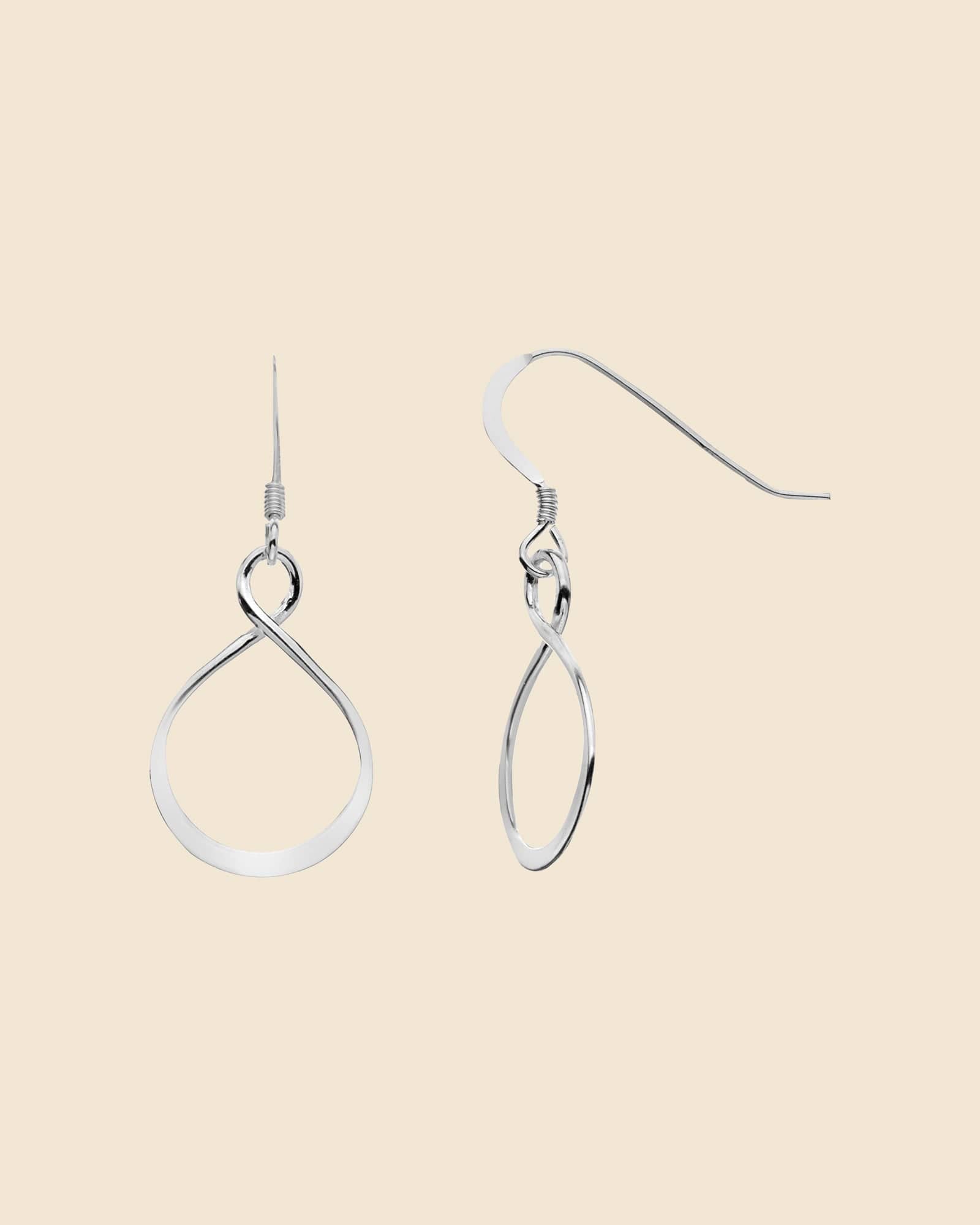 Sterling Silver Light Open Loop Earrings