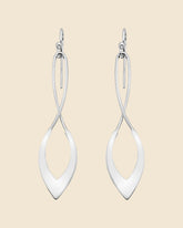 Sterling Silver Wishbone Drop Earrings
