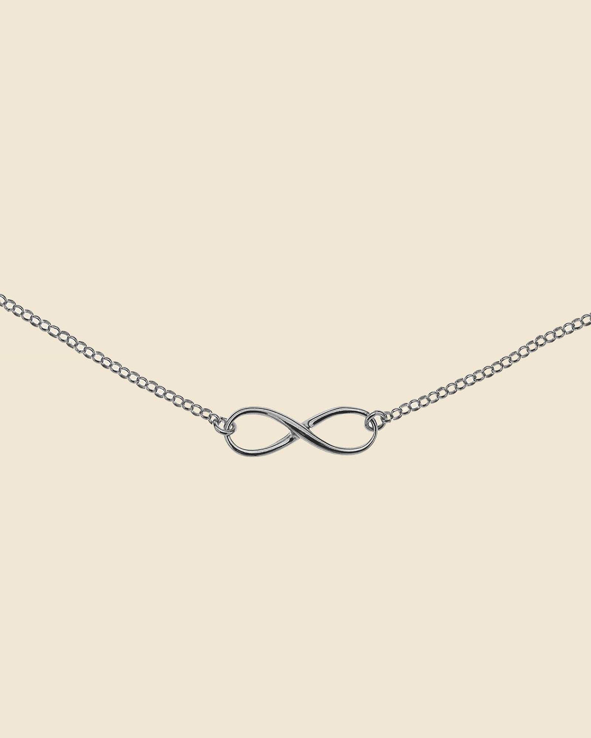 Sterling Silver Infinity Twist Necklace