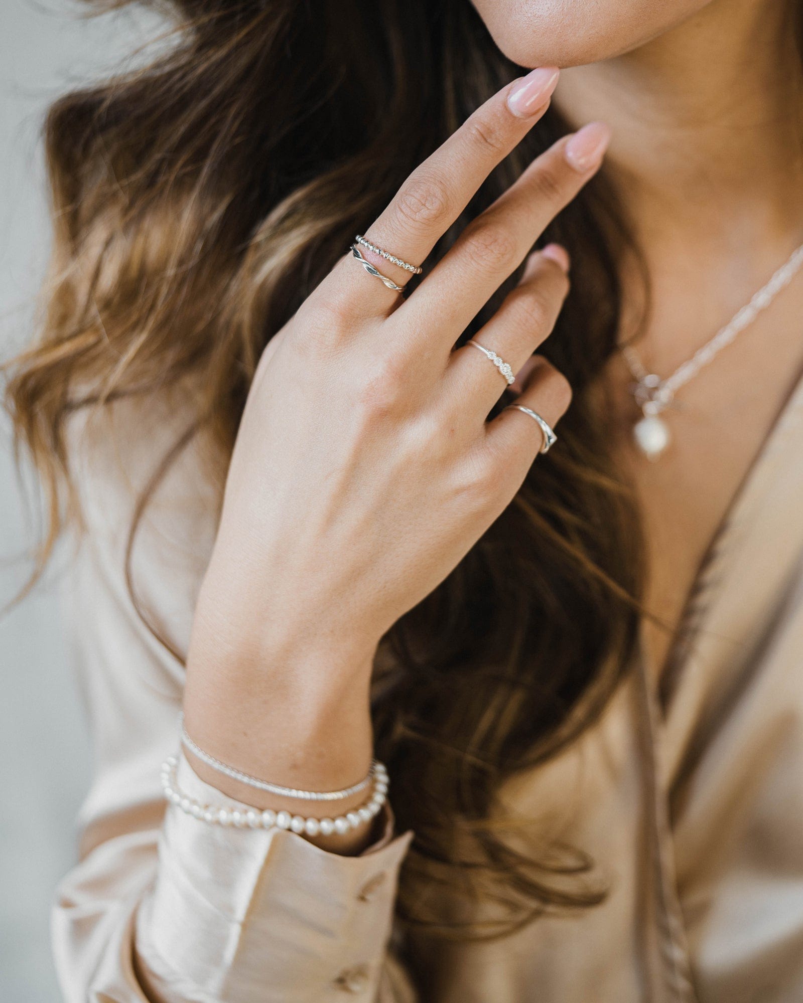 Sterling Silver Twist Ring