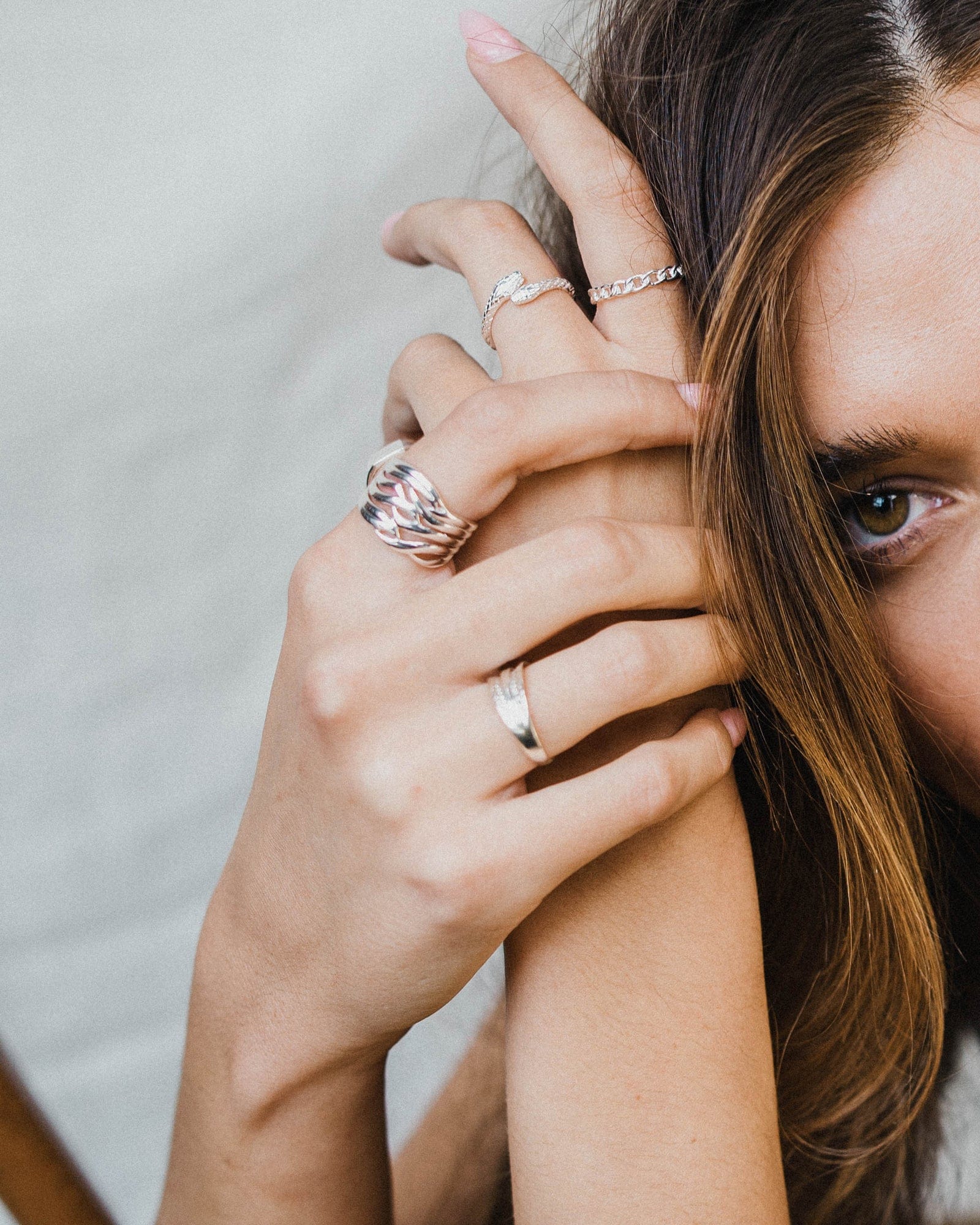 Sterling Silver Snake Wrap Ring