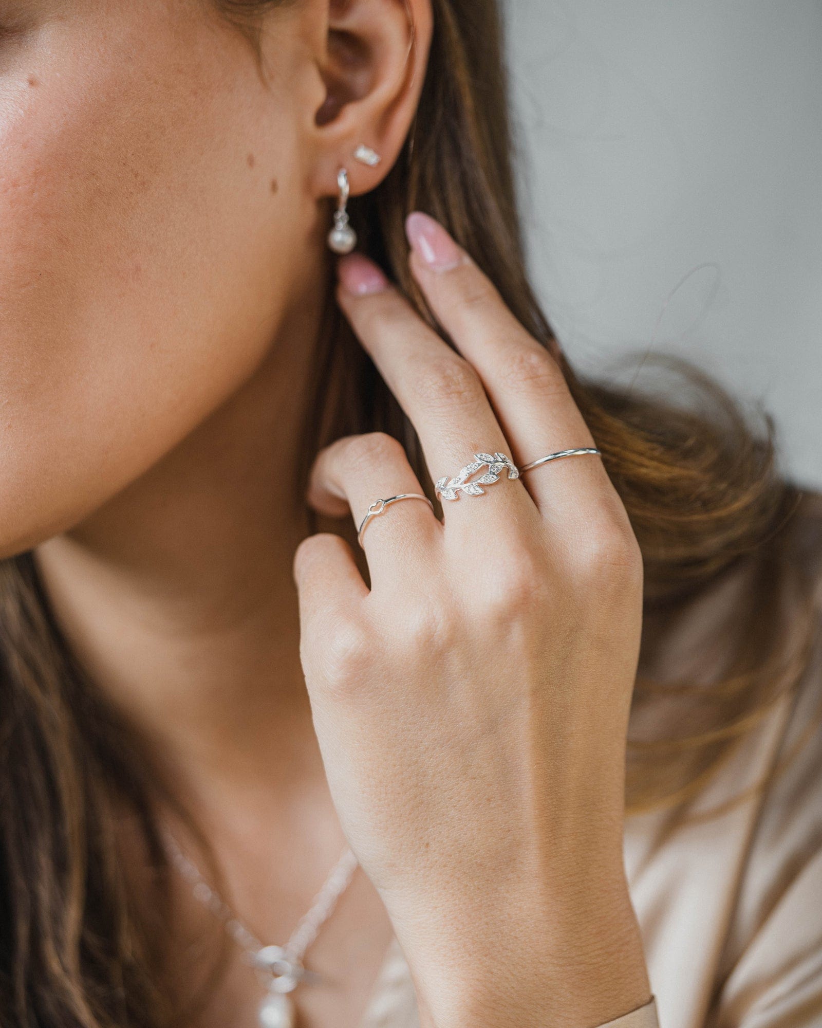 Sterling Silver Mini Cutout Heart Ring