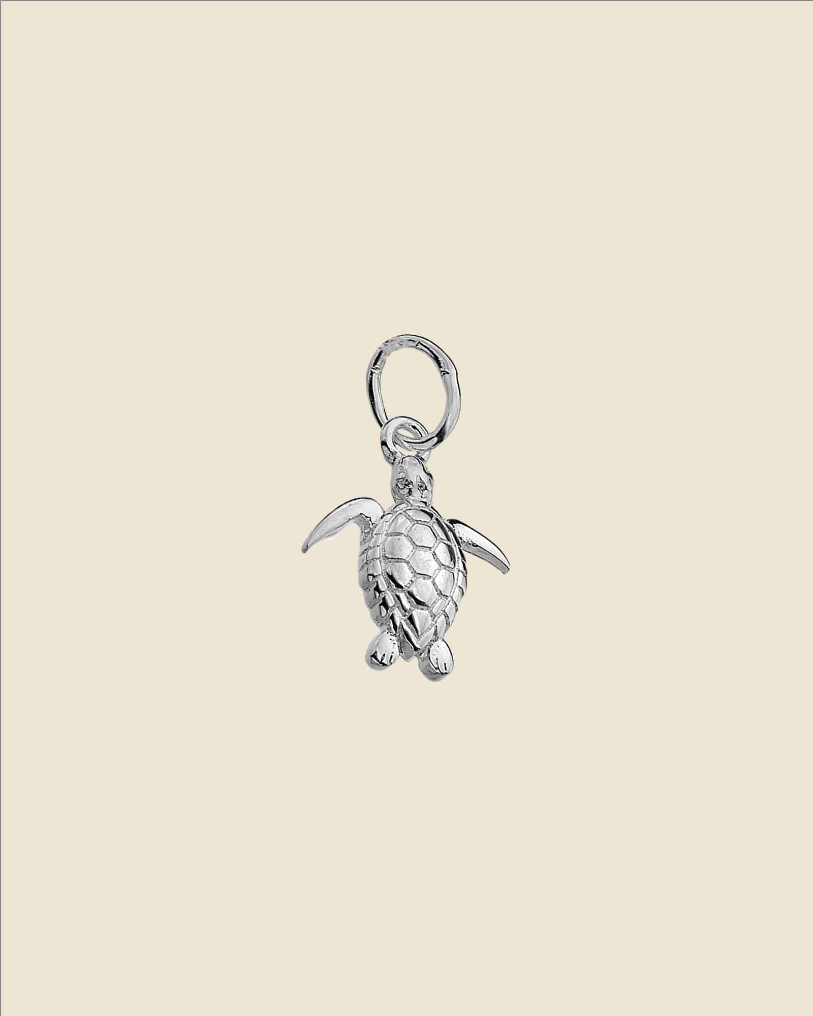 Sterling Silver Turtle Pendant