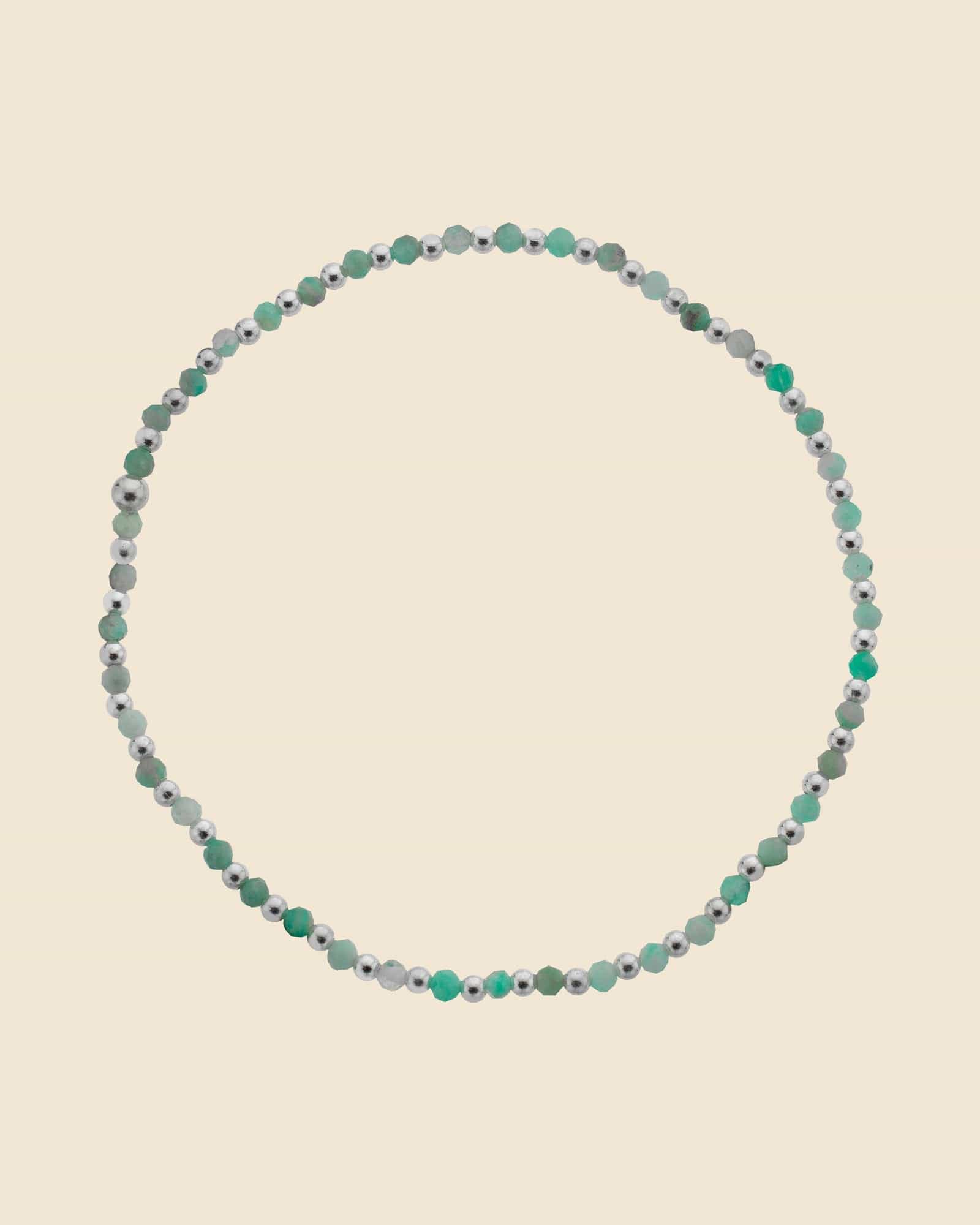 Sterling Silver and Gemstone Beaded Bracelet