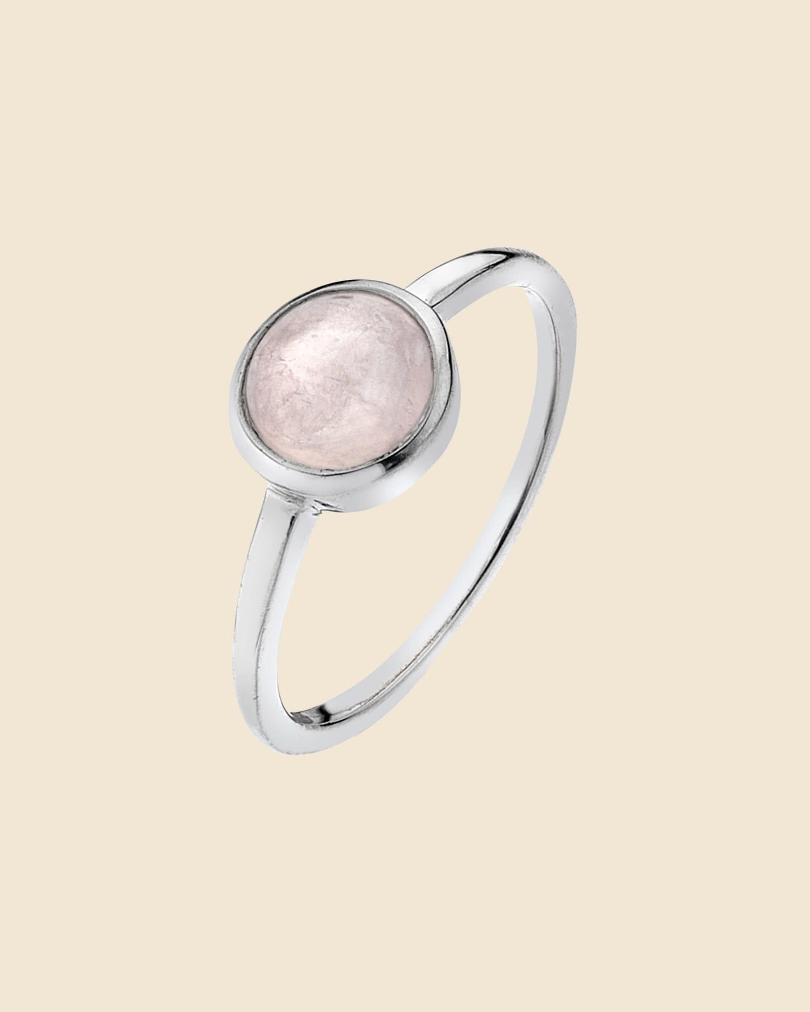 Sterling Silver Simple Gemstone Ring