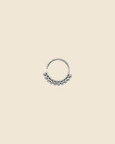 Surgical Steel Bobble Twist Ring