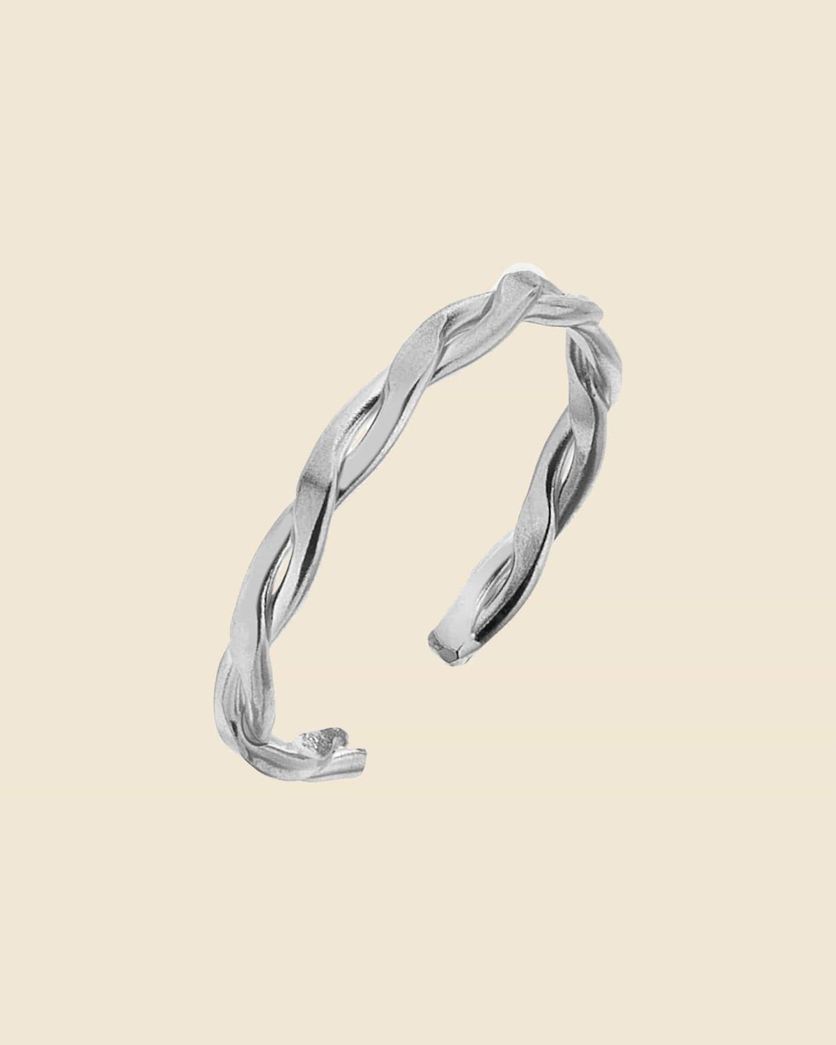 Sterling Silver Twist Toe Ring