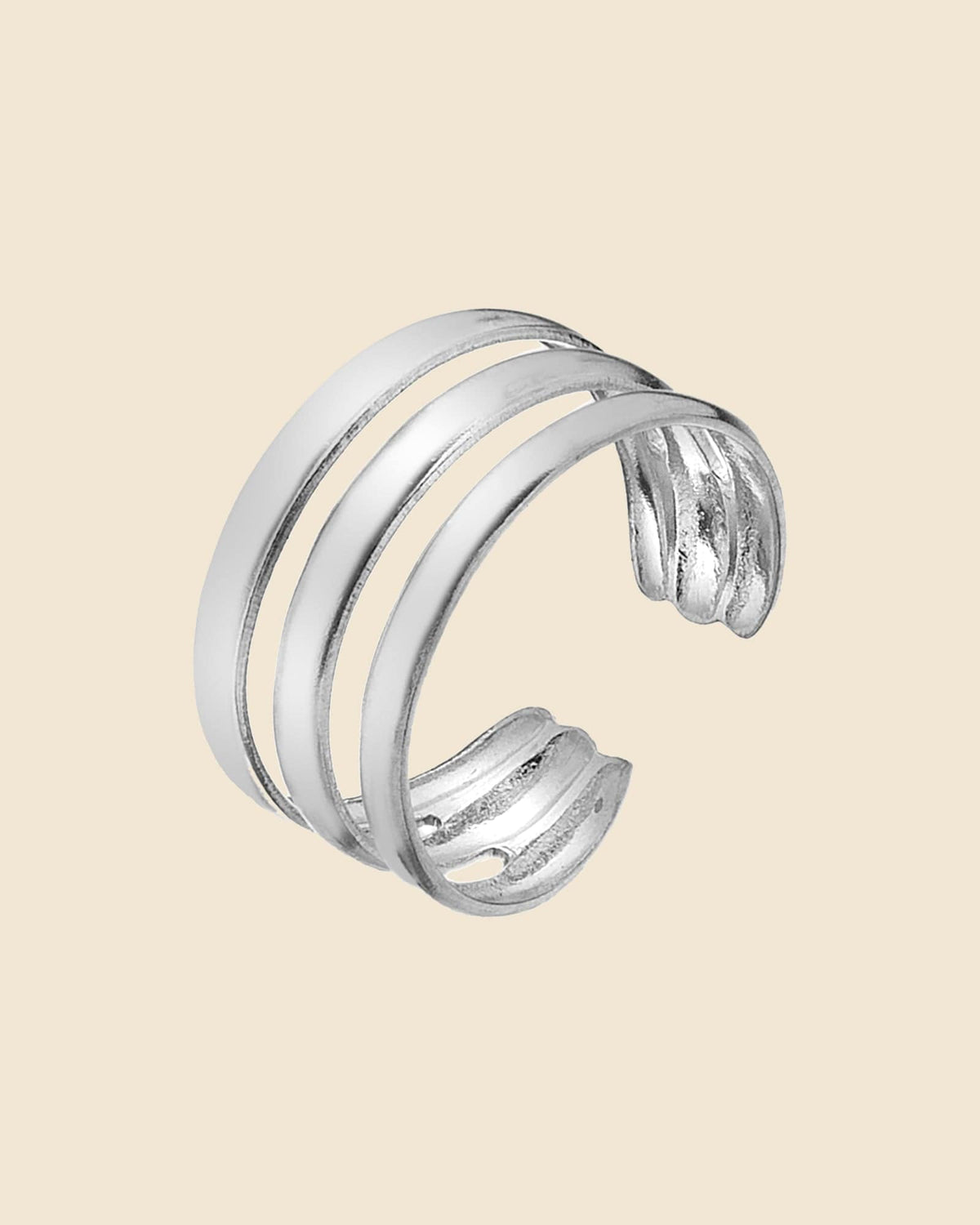 Sterling Silver Rack Toe Ring