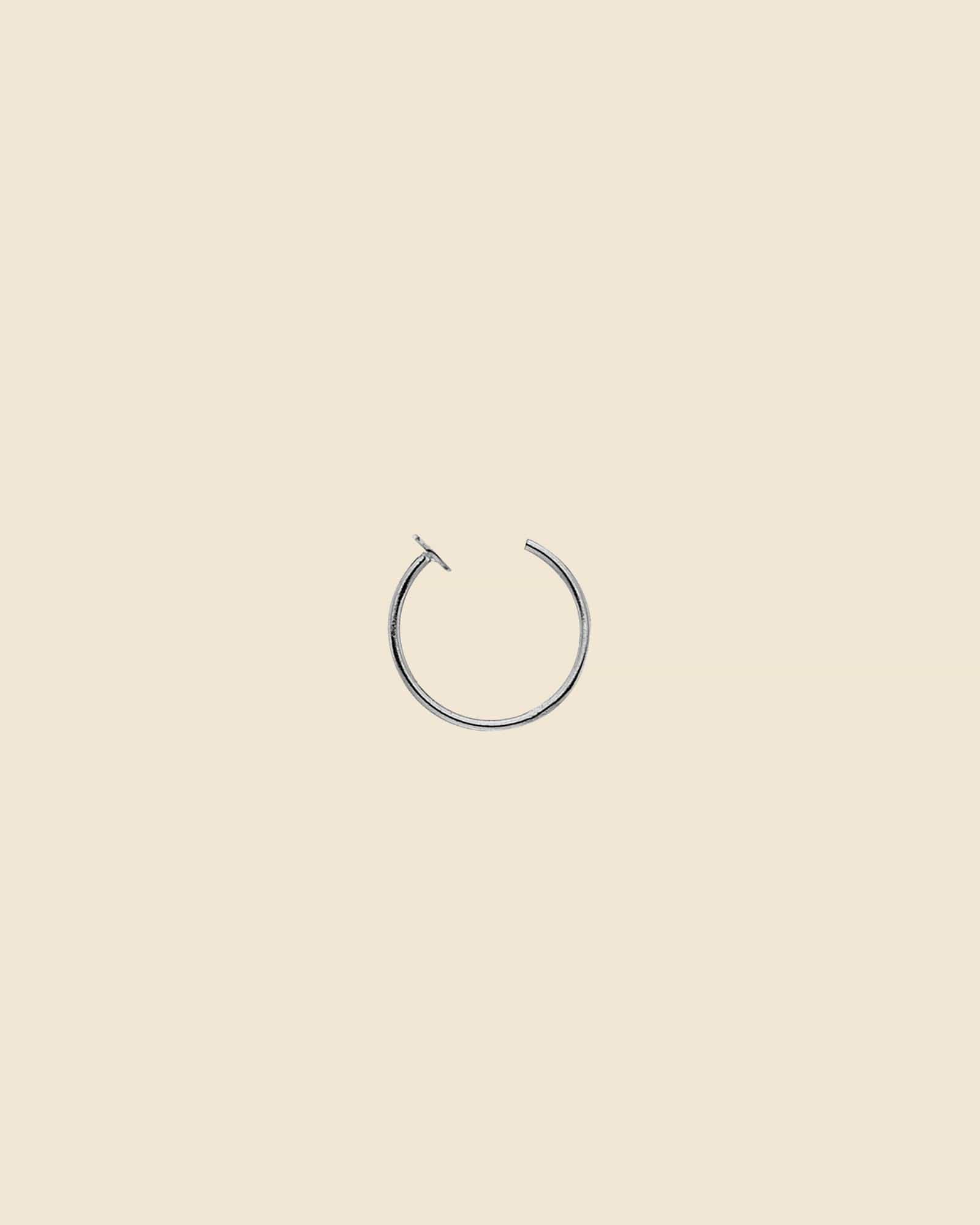 Sterling Silver Fake Nose Hoop