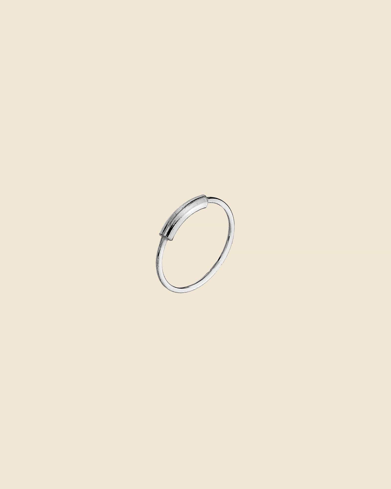 Sterling Silver 8mm Tube Nose Hoop