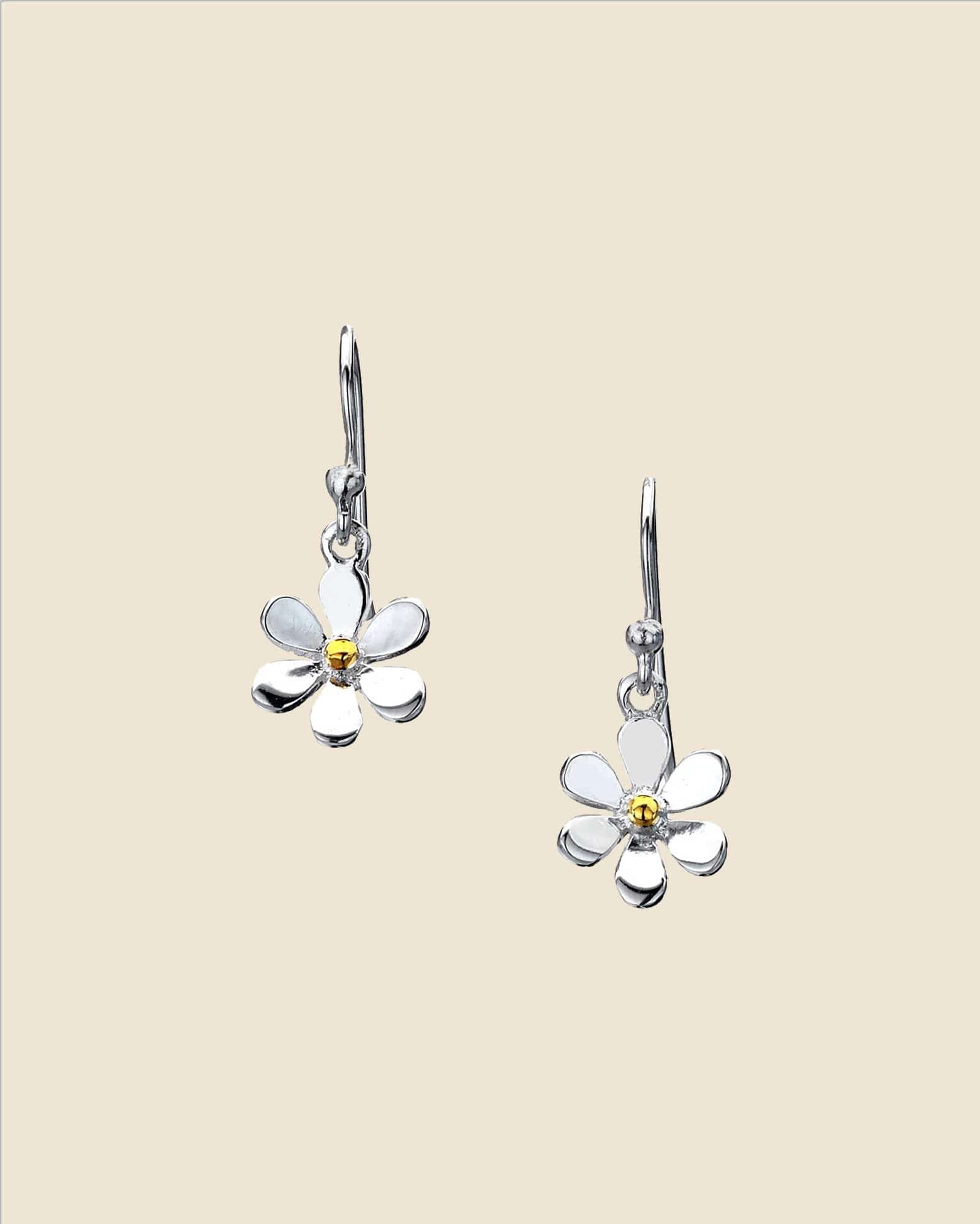 Sterling Silver Daisy Drops